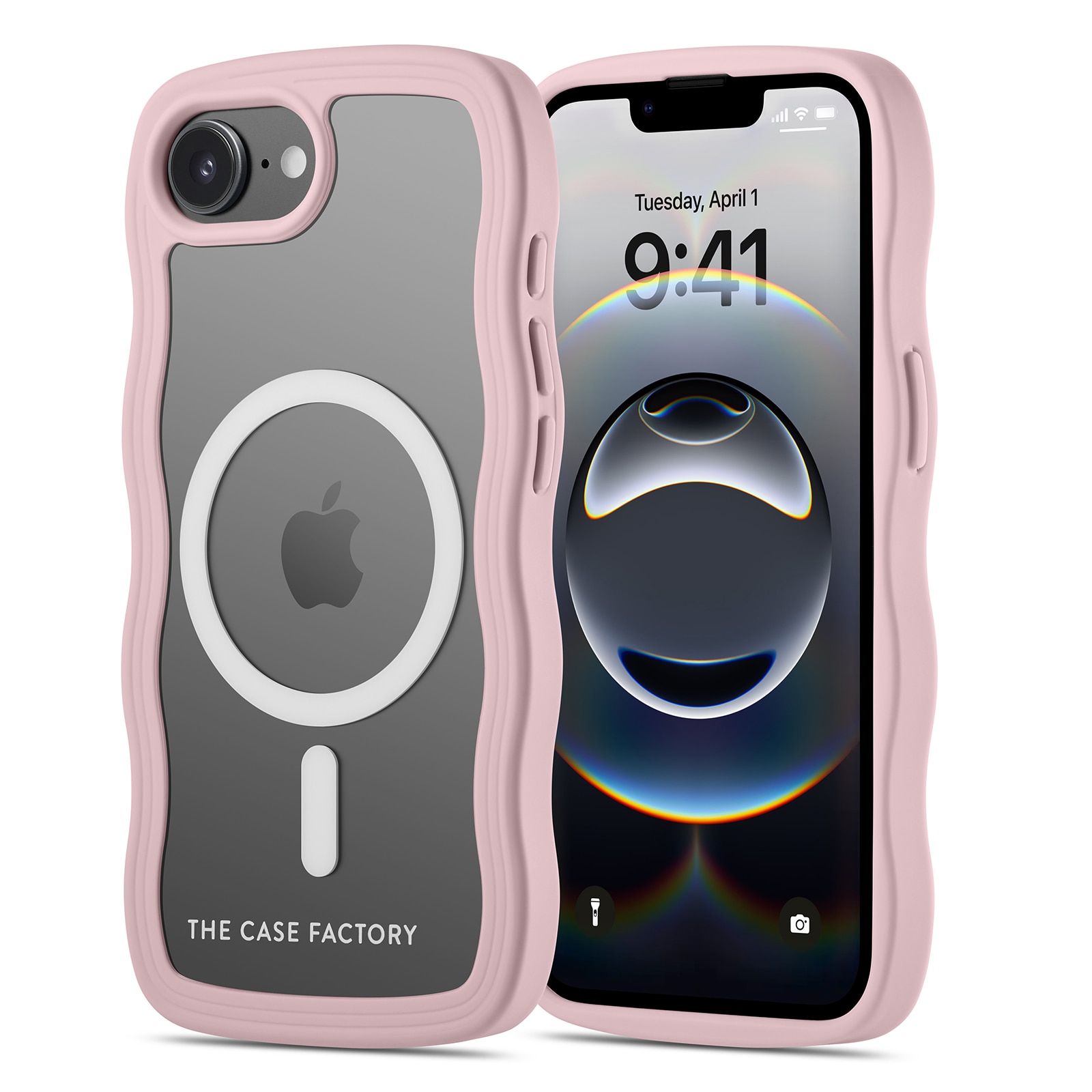 The Wave Mag Case iPhone 16e Rosa