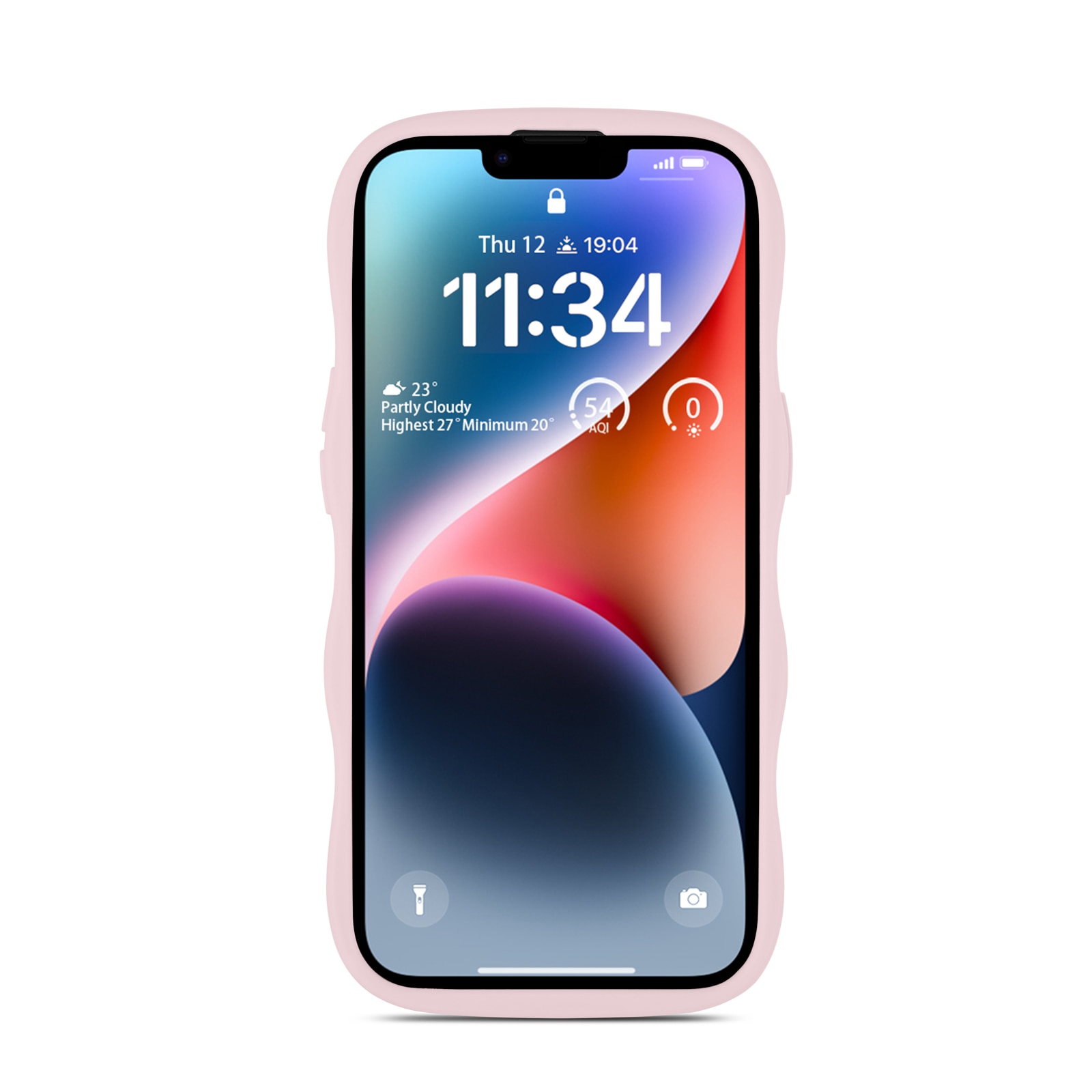 The Wave Case iPhone 15 Rosa