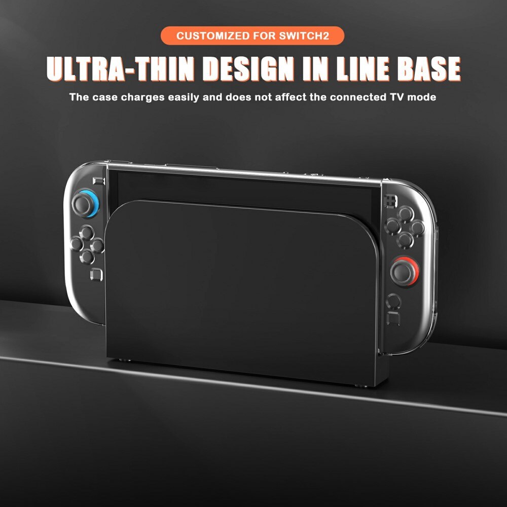 Deksel Nintendo Switch 2 gjennomsiktig