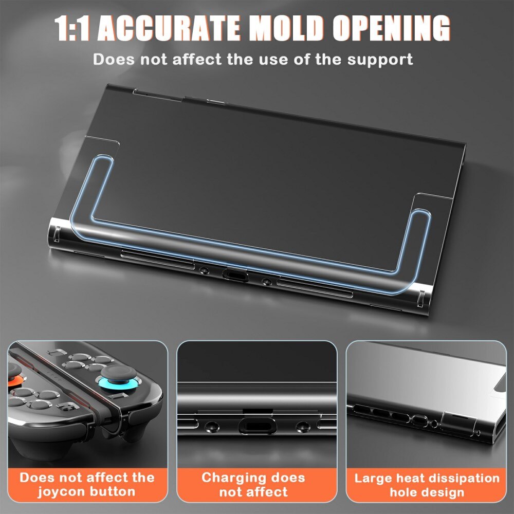 Deksel Nintendo Switch 2 gjennomsiktig