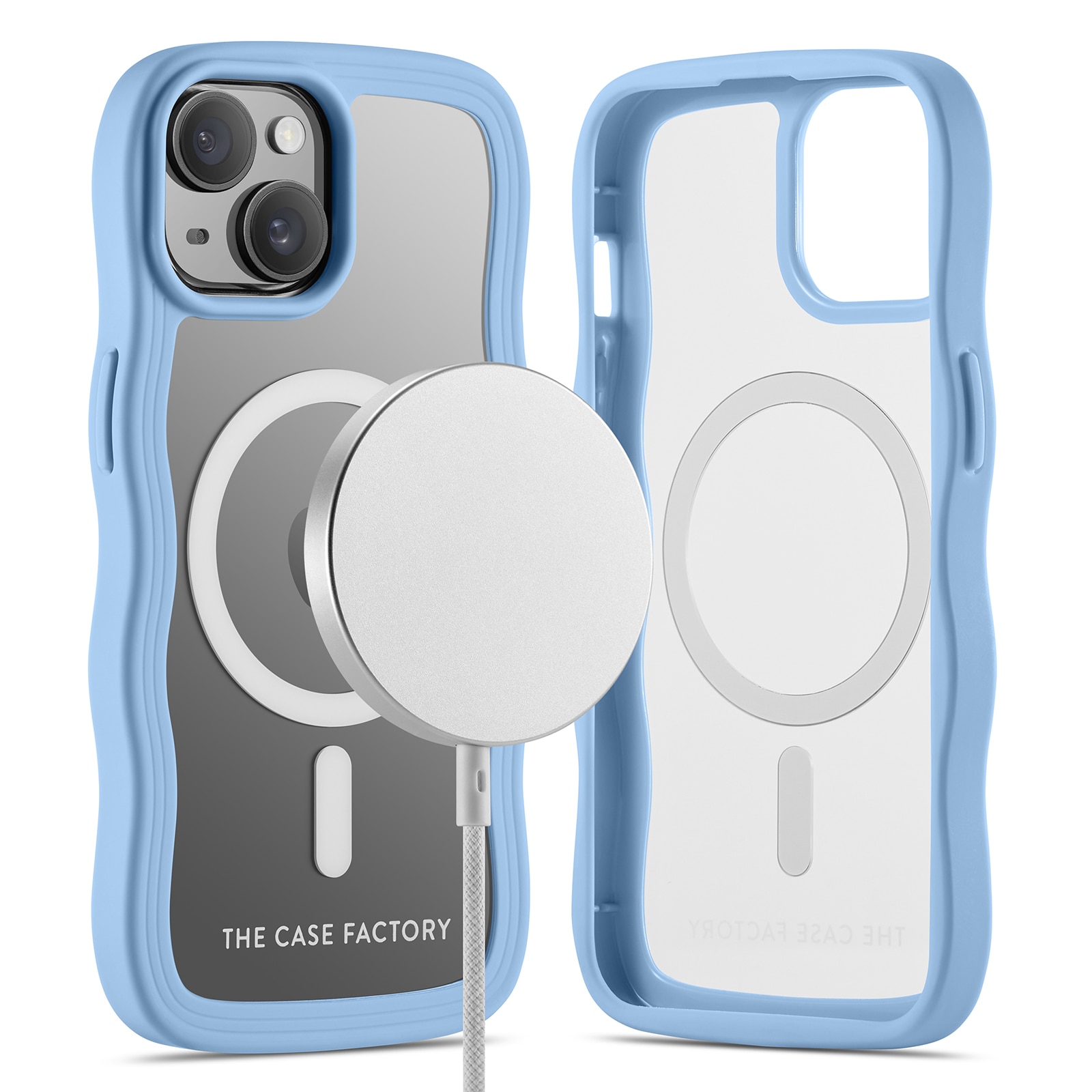 The Wave Mag Case iPhone 13 Blå