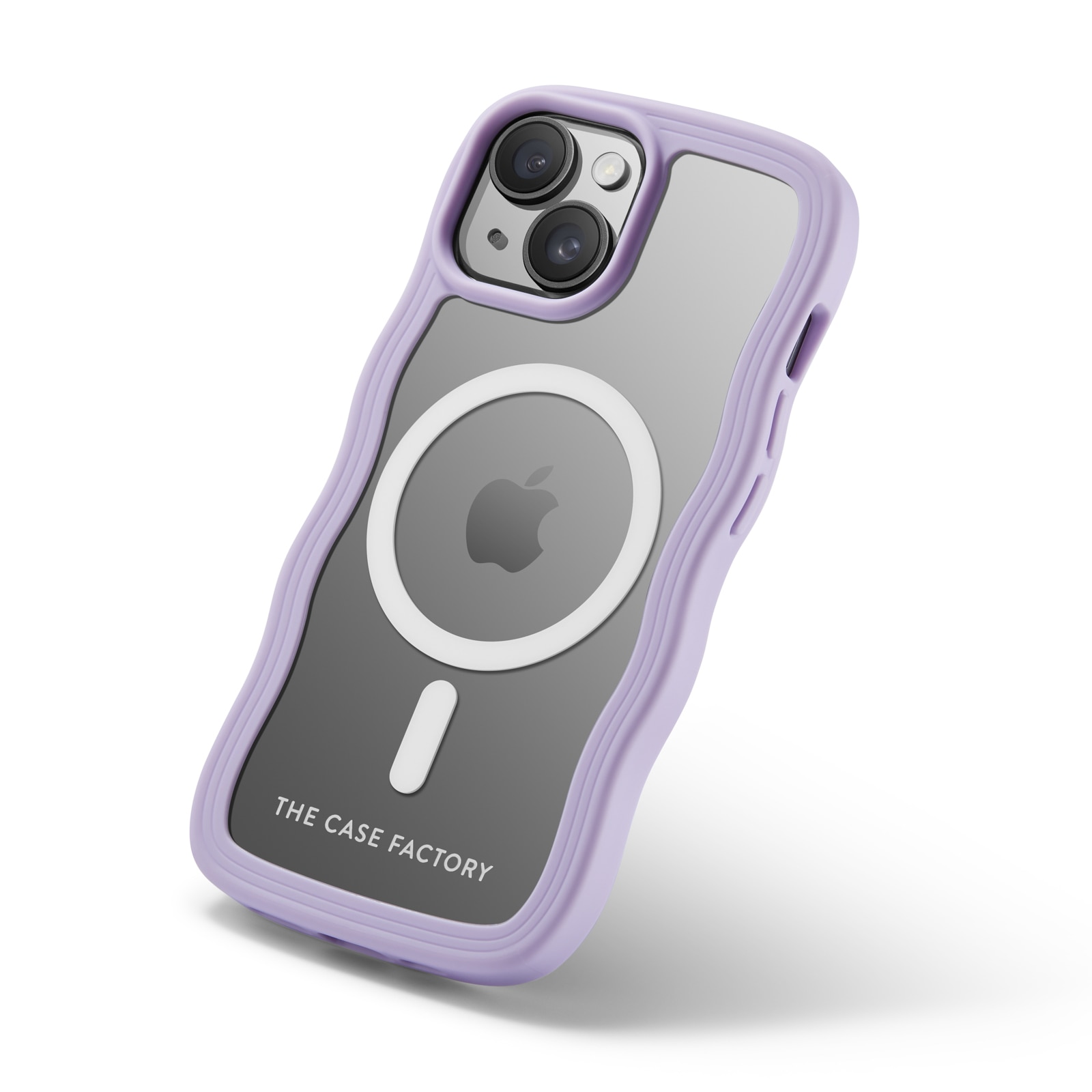 The Wave Mag Case iPhone 15 Lilla