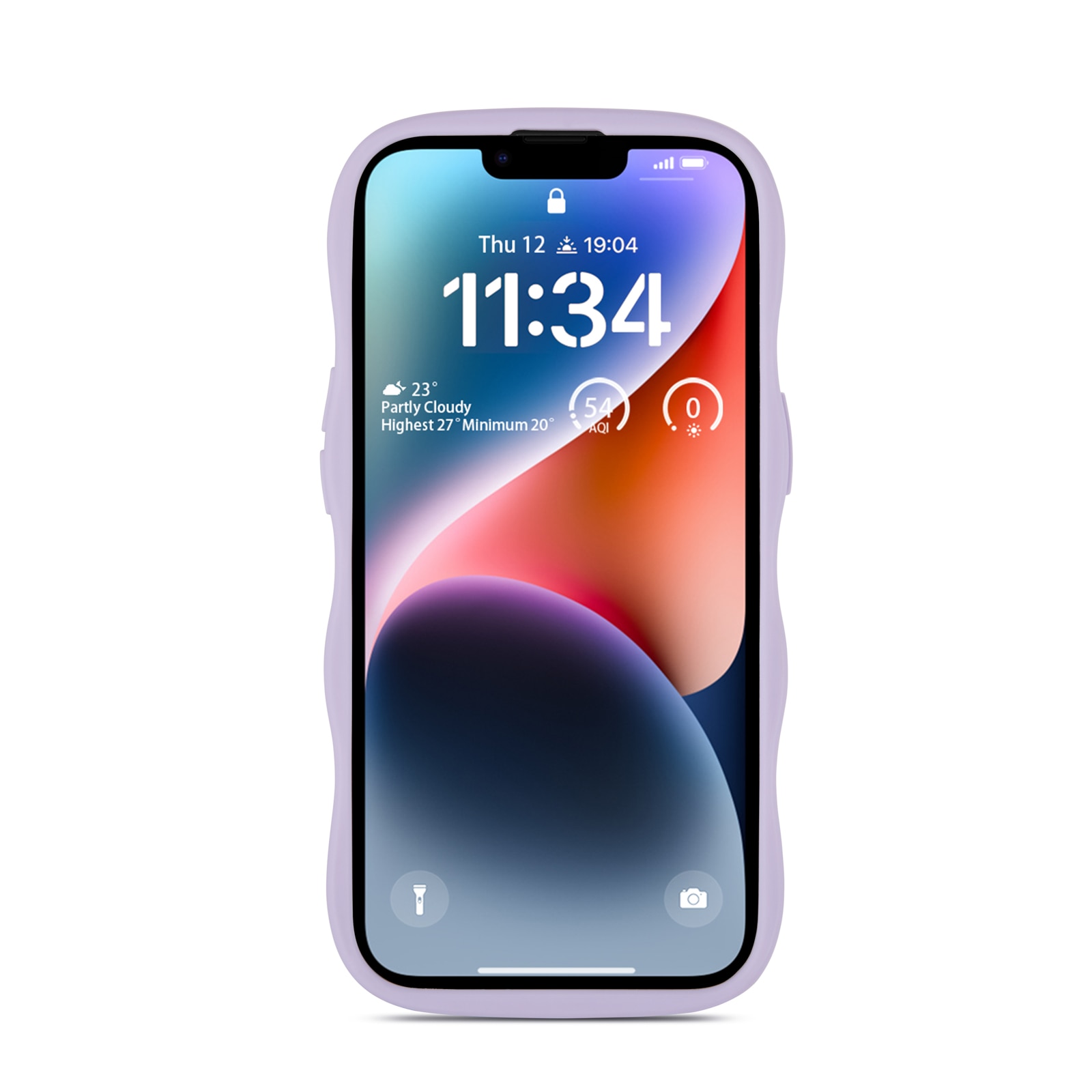 The Wave Mag Case iPhone 15 Lilla