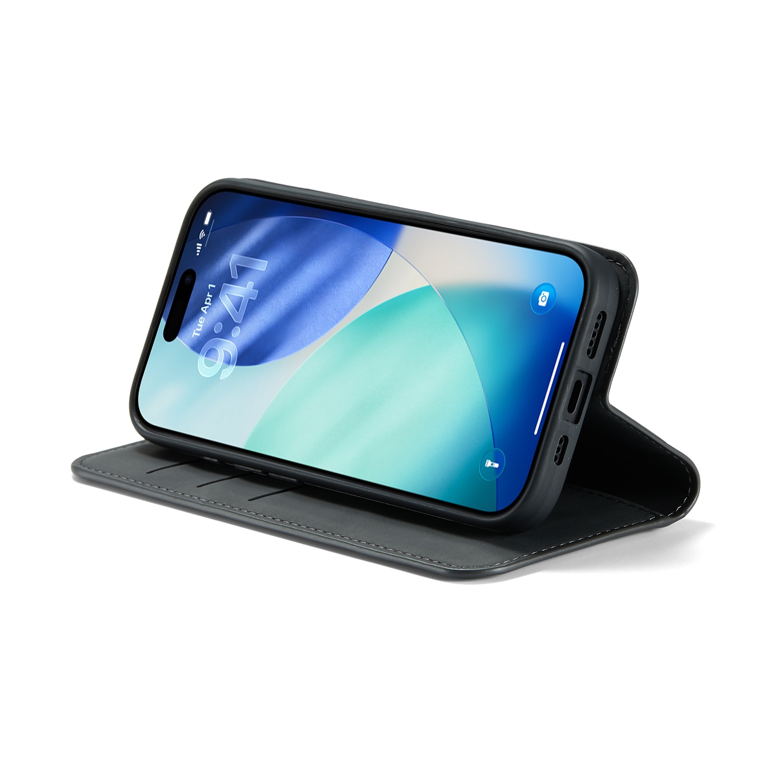 iPhone 17 Slim Mobilveske Svart