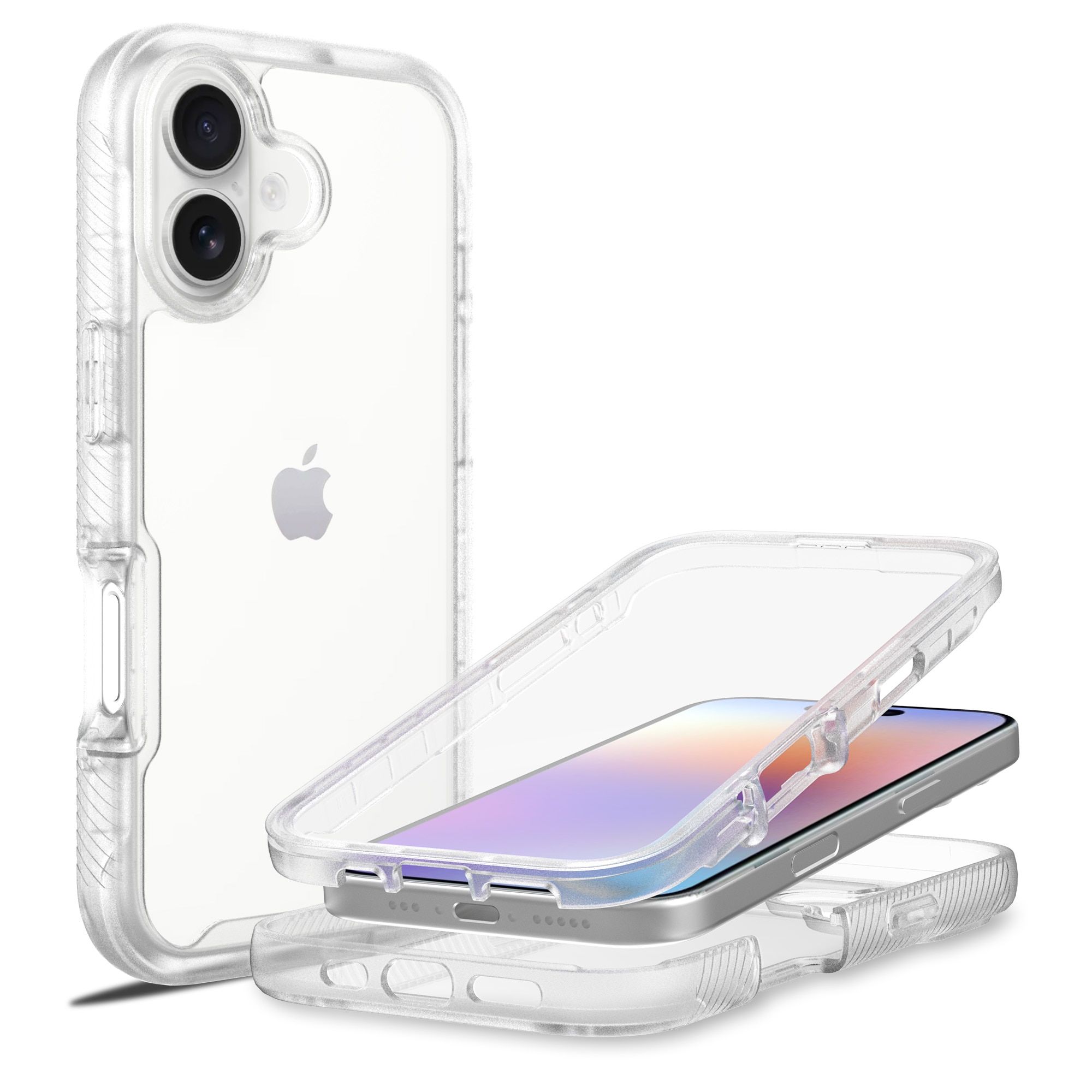 Full Protection Case iPhone 17 Gjennomsiktig