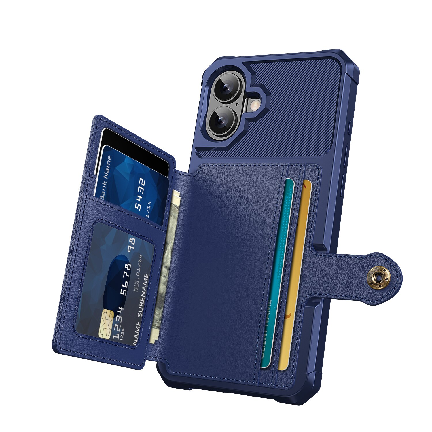 Tough Multi-slot Deksel iPhone 17 Blå