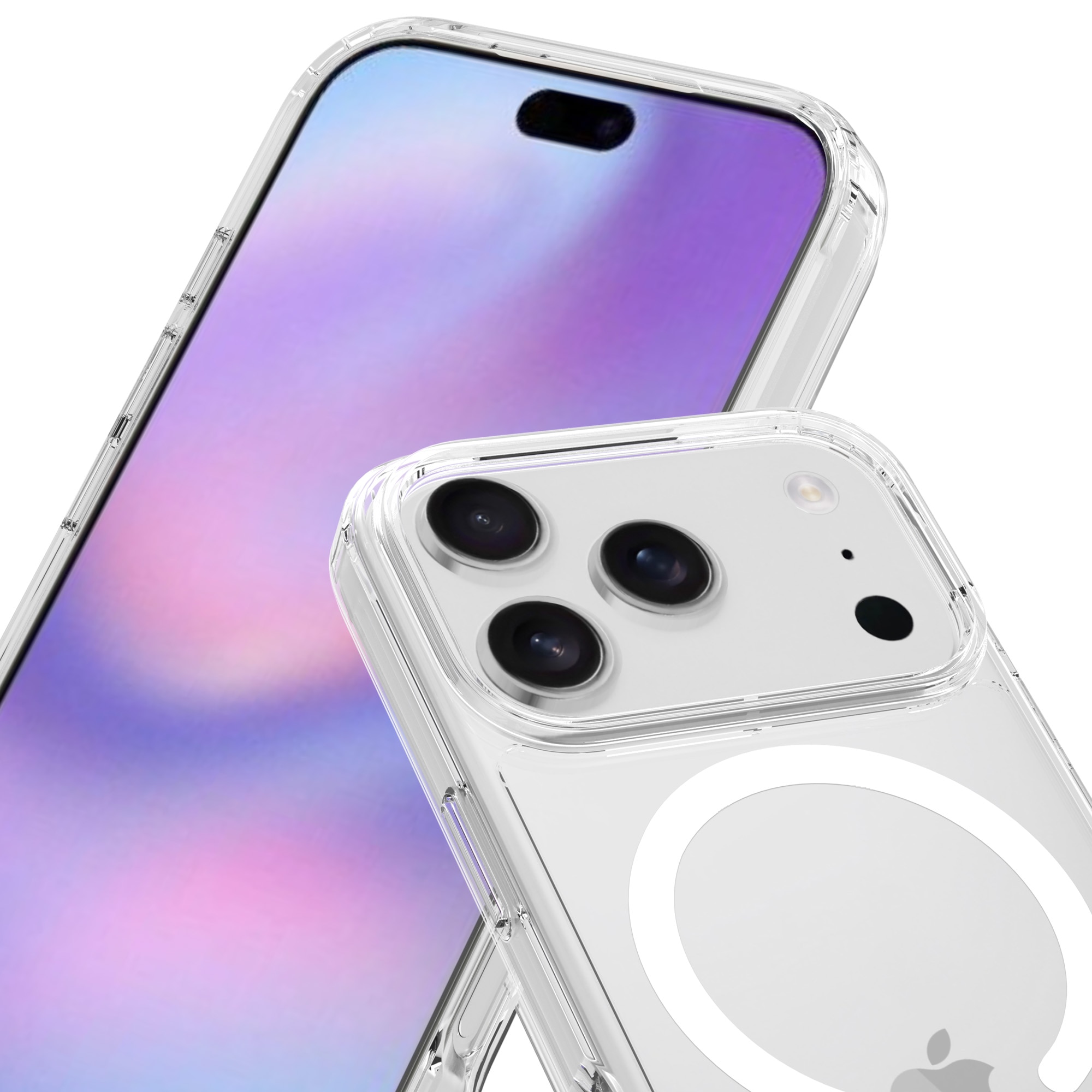 Hybriddeksel MagSafe iPhone 17 Pro Max Gjennomsiktig