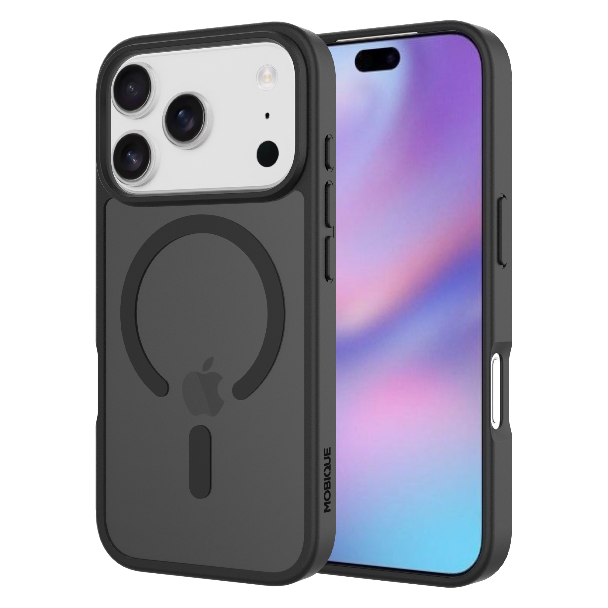 Magnetic Hybrid Deksel iPhone 17 Pro Max Frosted Black