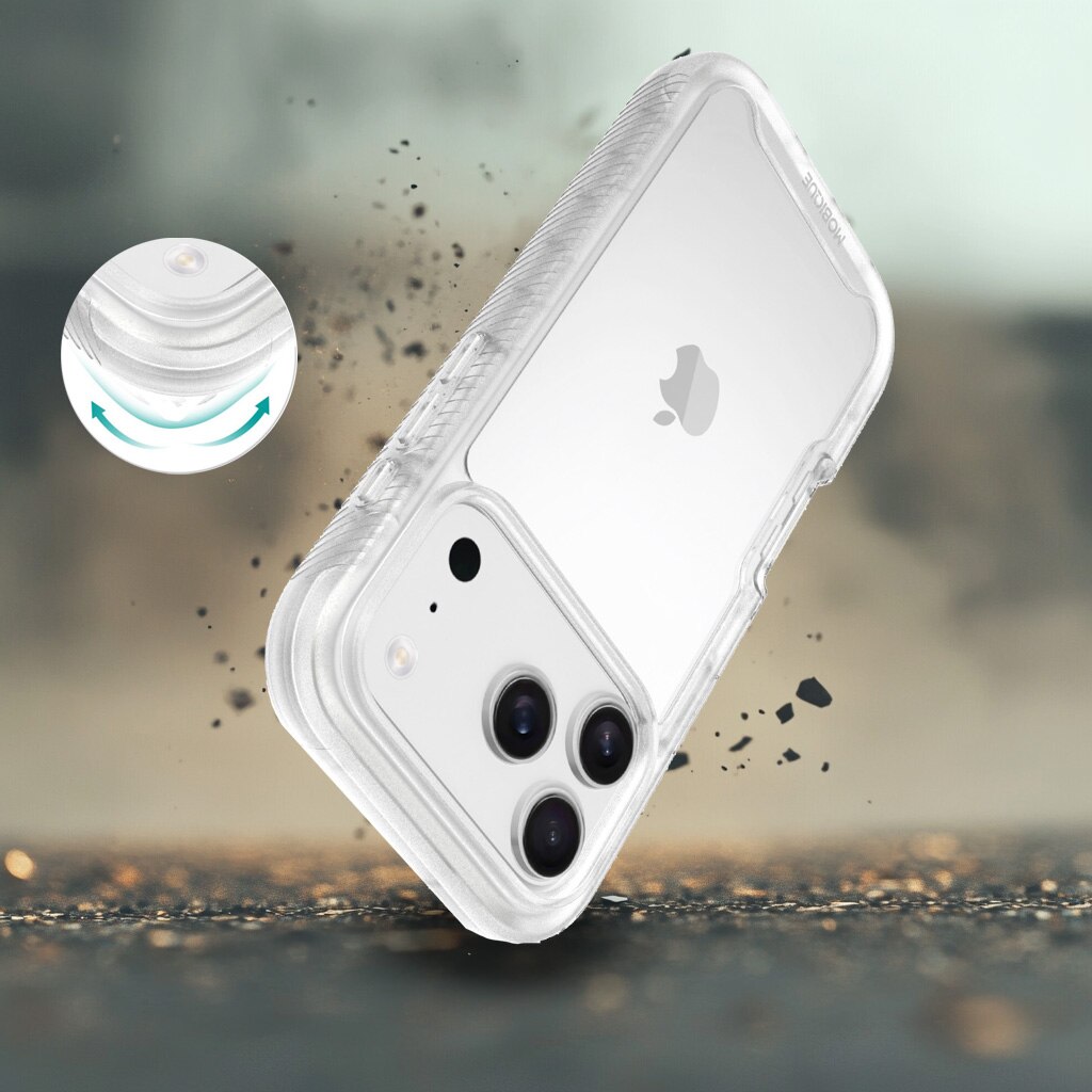 Full Protection Case iPhone 17 Pro Max Gjennomsiktig