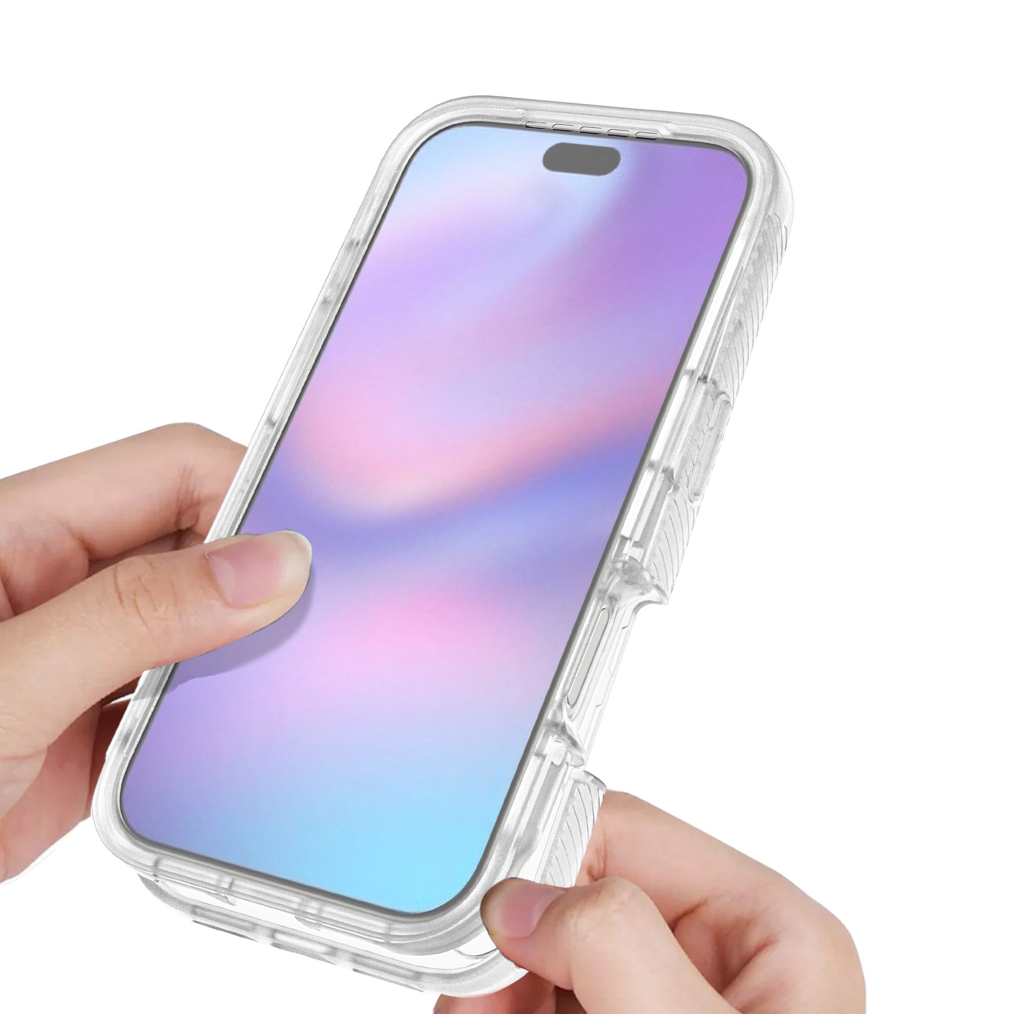 Full Protection Case iPhone 17 Pro Max Gjennomsiktig