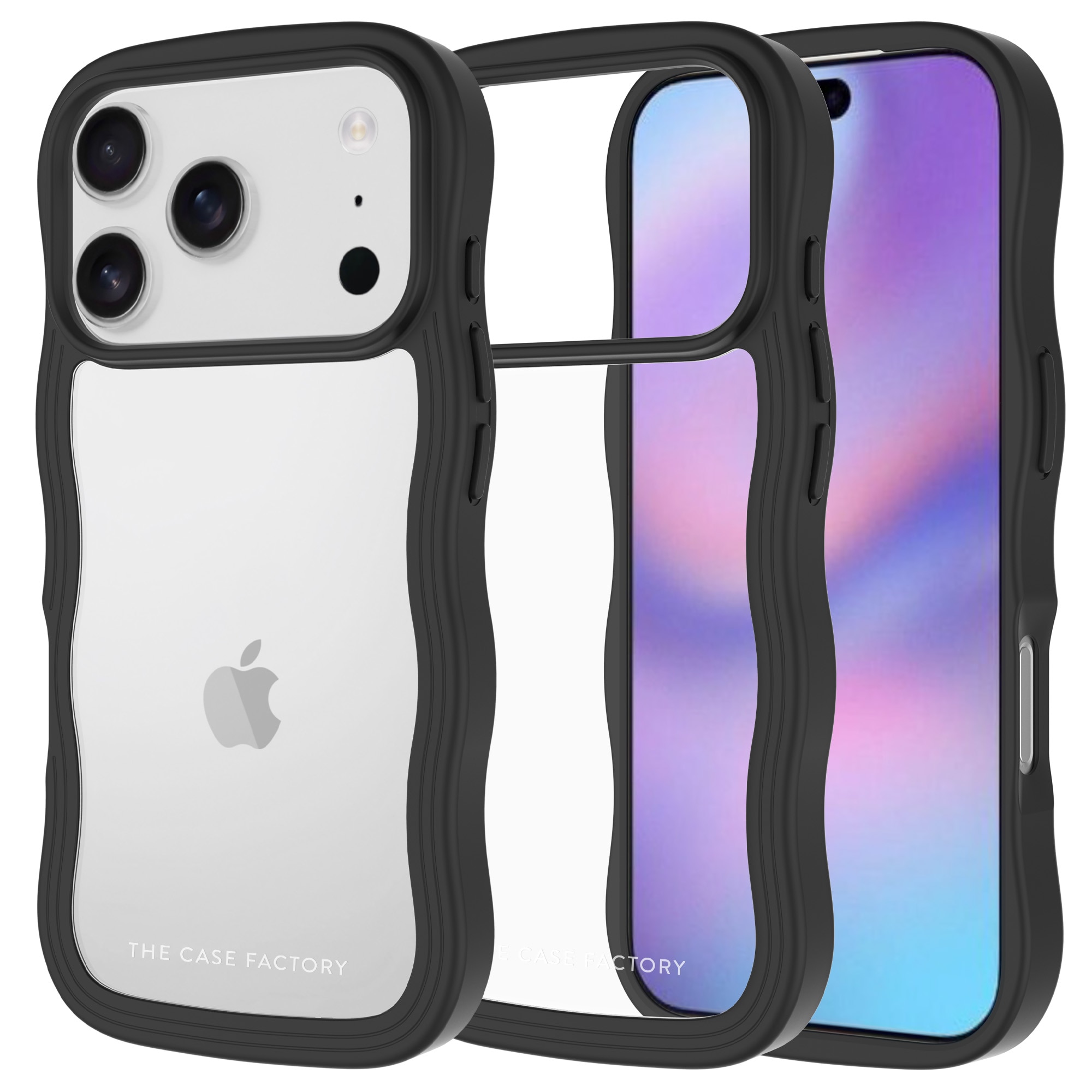 The Wave Case iPhone 17 Pro Svart