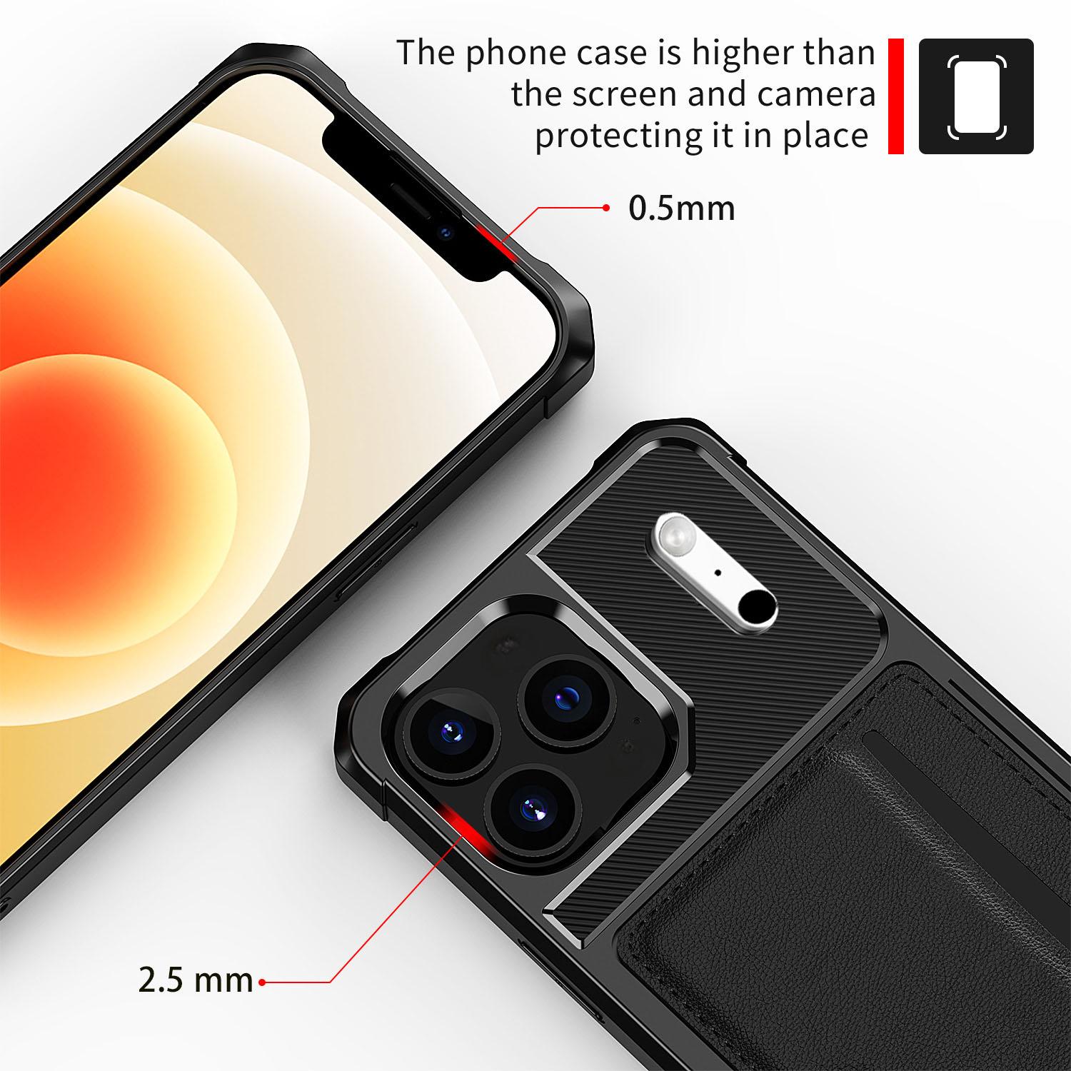 Tough Card Case iPhone 17 Pro Max svart