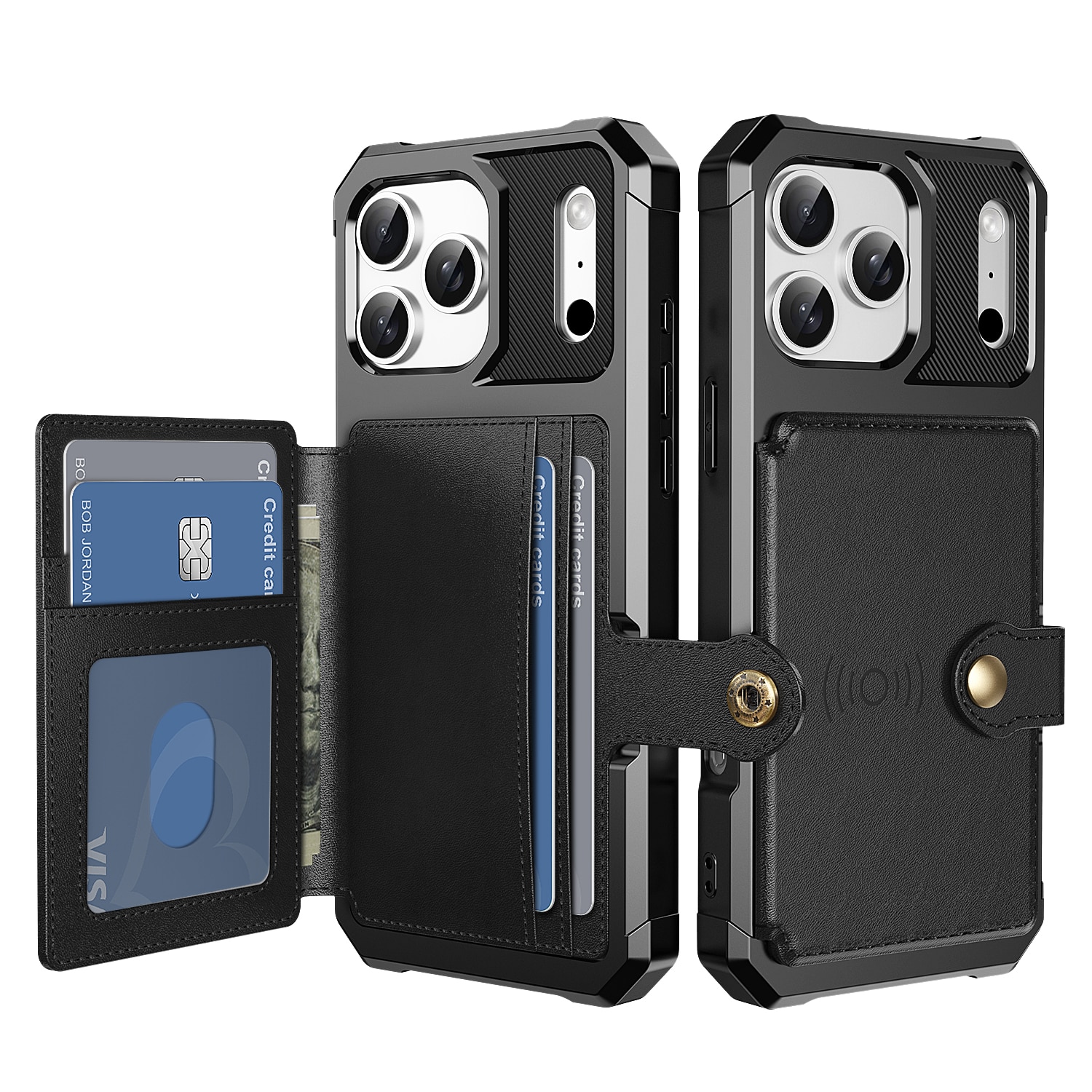 Tough Multi-slot Deksel iPhone 17 Pro Max Svart