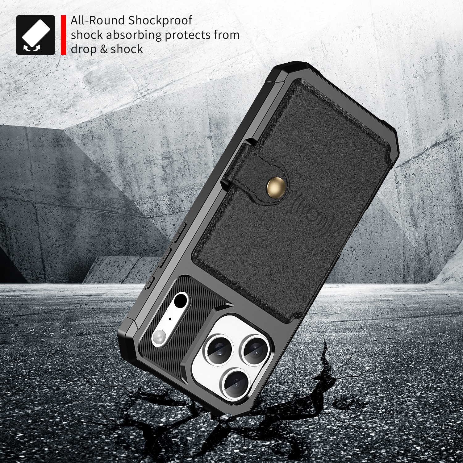 Tough Multi-slot Deksel iPhone 17 Pro Max Svart