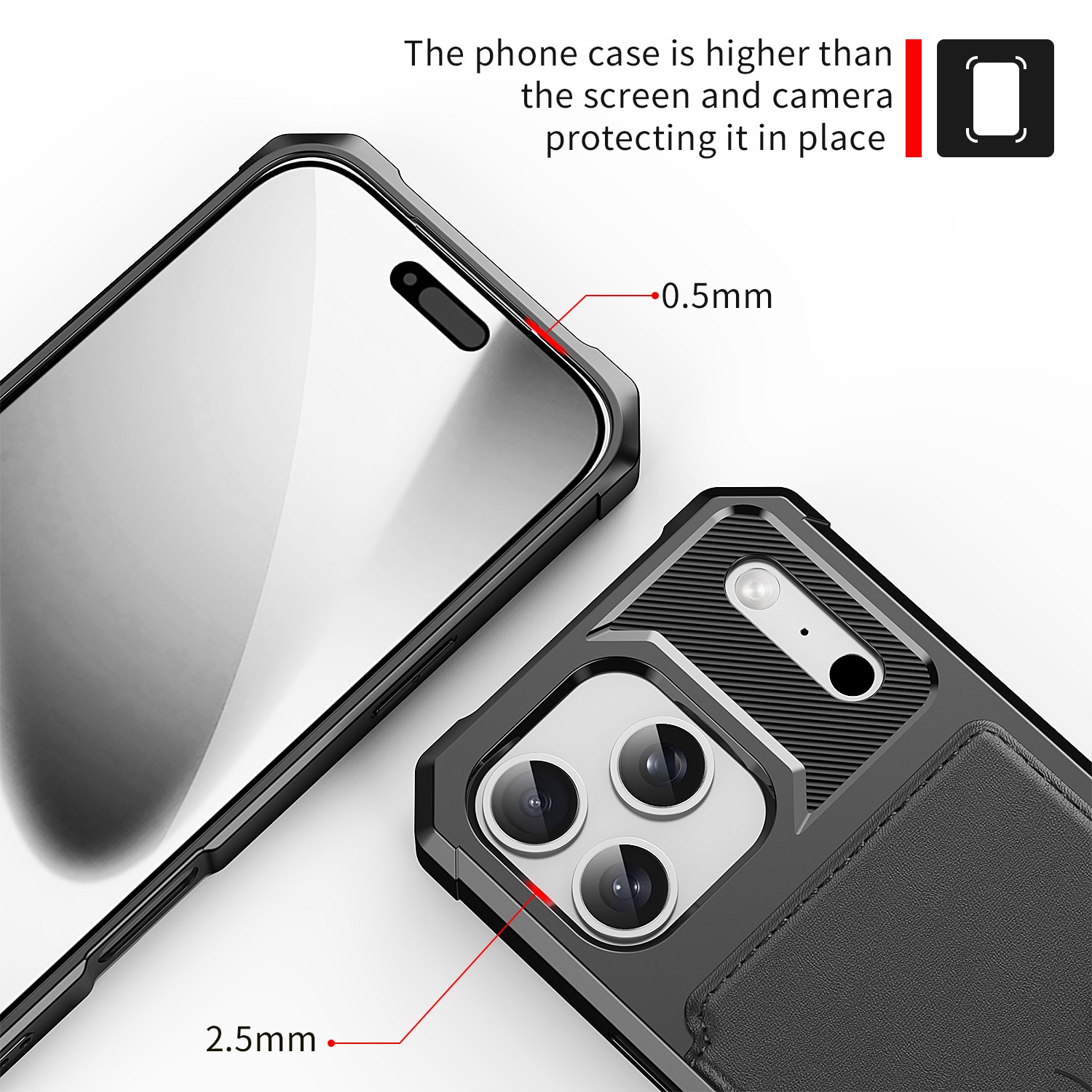 Tough Multi-slot Deksel iPhone 17 Pro Max Svart
