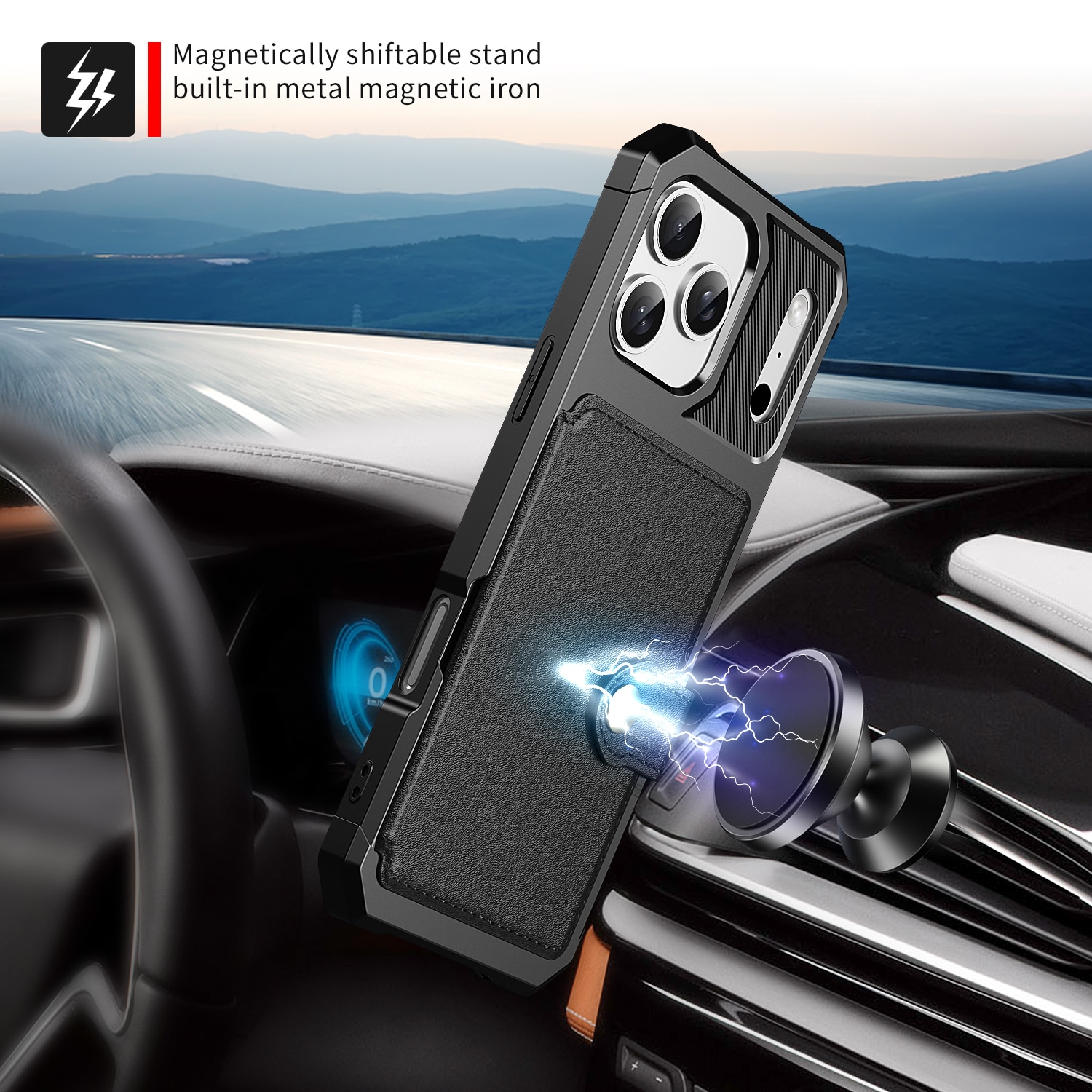 Tough Multi-slot Deksel iPhone 17 Pro Max Svart