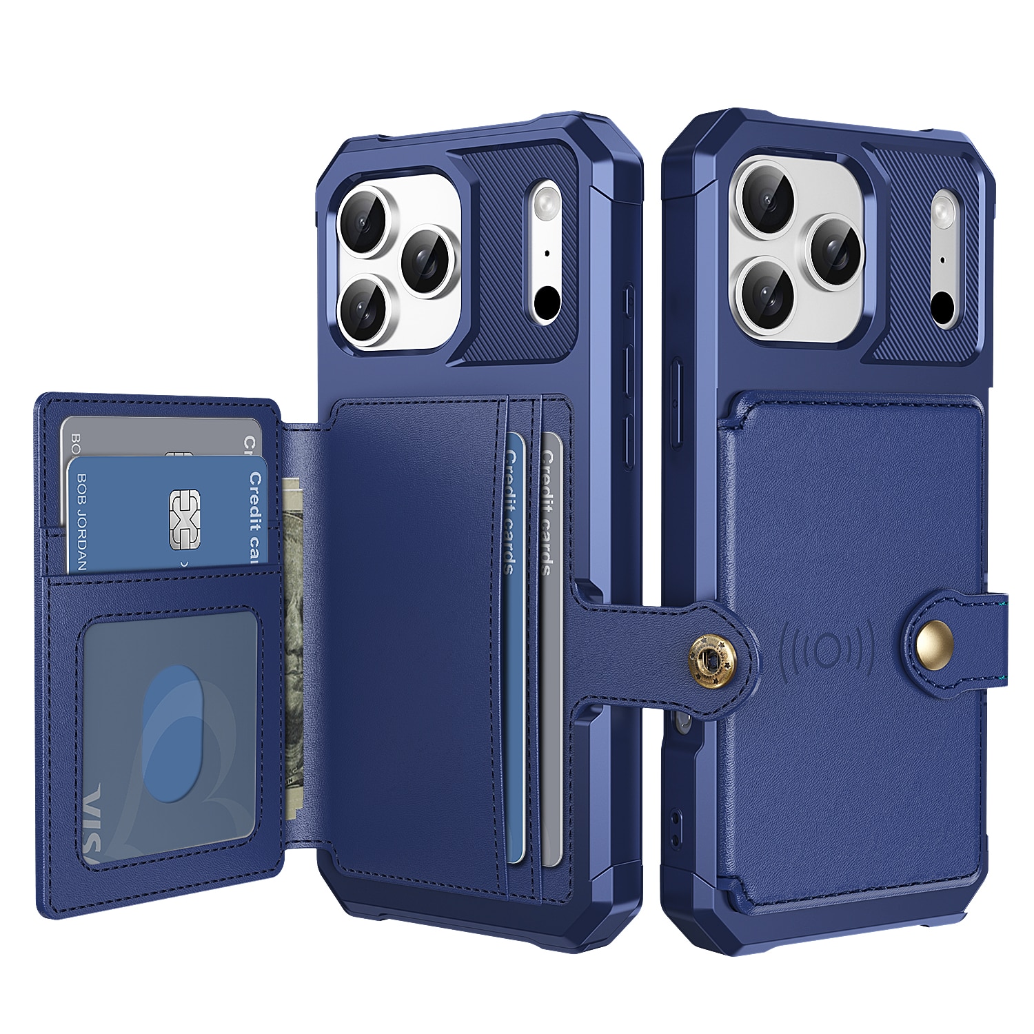Tough Multi-slot Deksel iPhone 17 Pro Max Blå