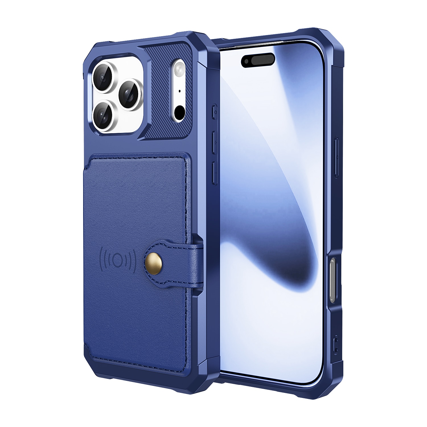 Tough Multi-slot Deksel iPhone 17 Pro Max Blå