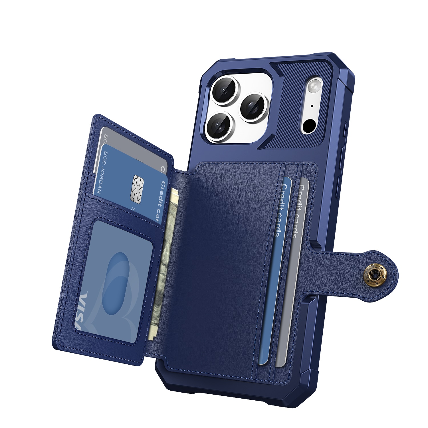 Tough Multi-slot Deksel iPhone 17 Pro Max Blå