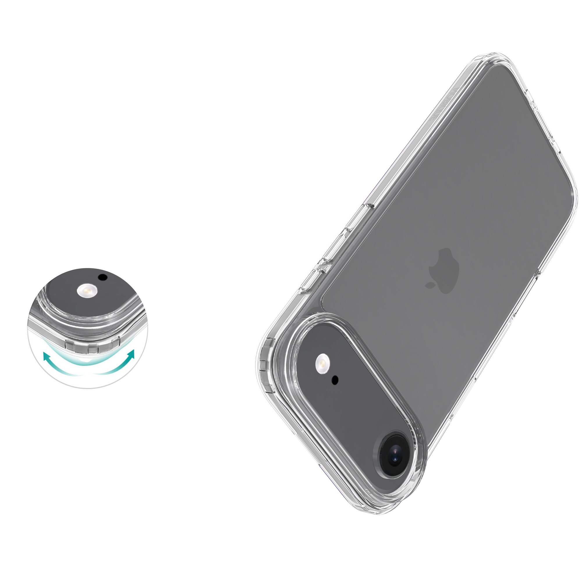Hybriddeksel iPhone Air Gjennomsiktig