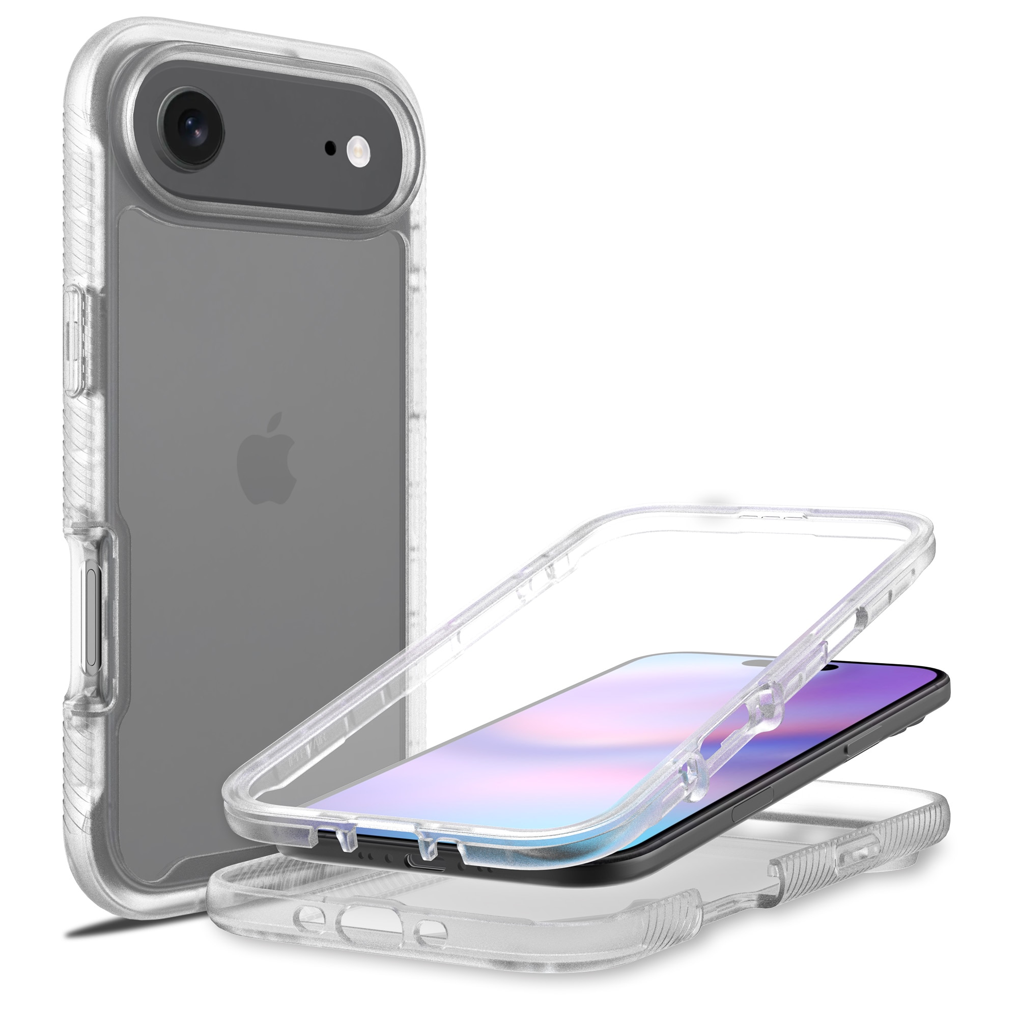 Full Protection Case iPhone 17 Air Gjennomsiktig
