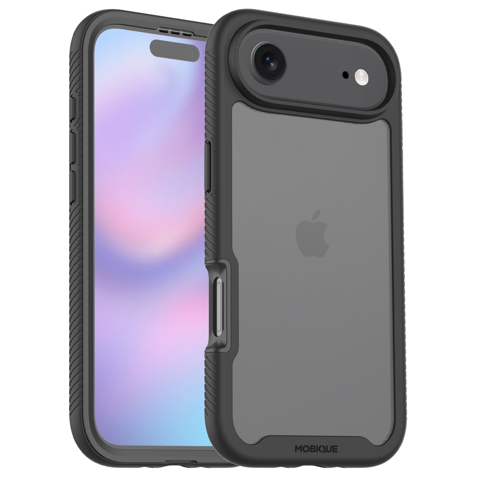 Full Protection Case iPhone 17 Air Svart/gjennomsiktig