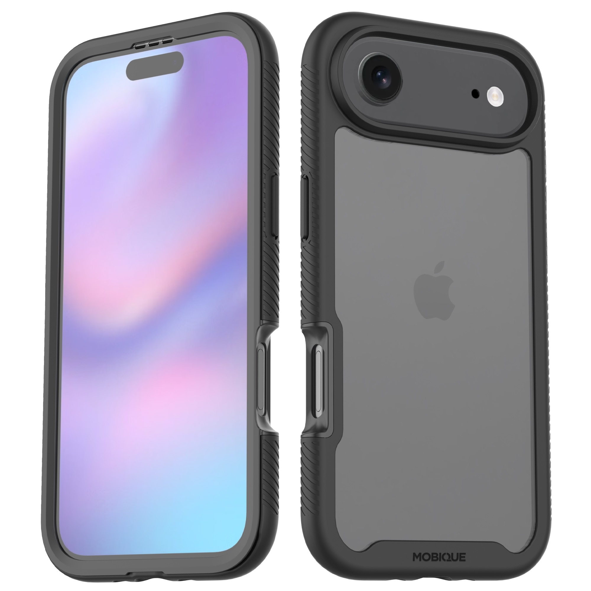 Full Protection Case iPhone 17 Air Svart/gjennomsiktig