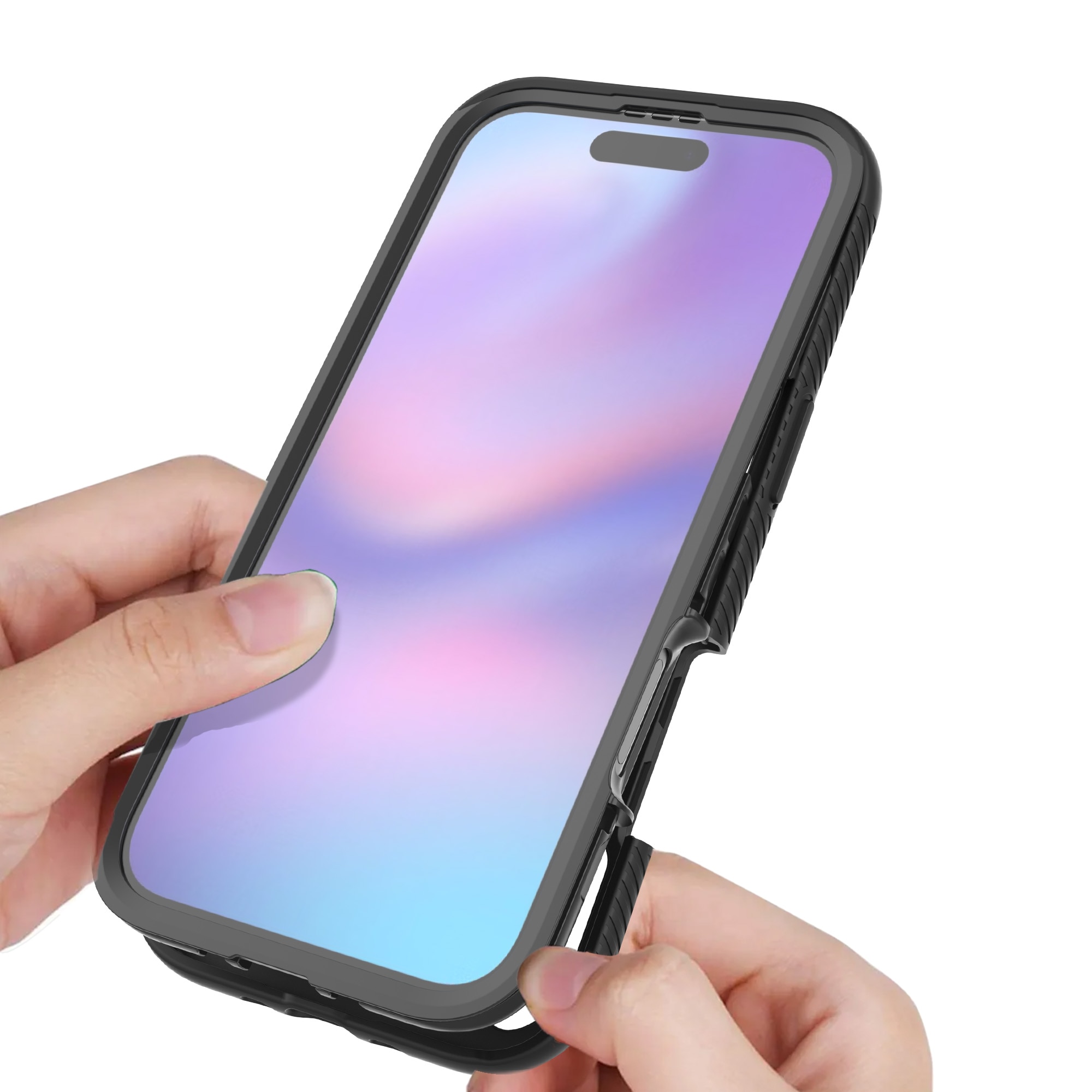 Full Protection Case iPhone 17 Air Svart/gjennomsiktig