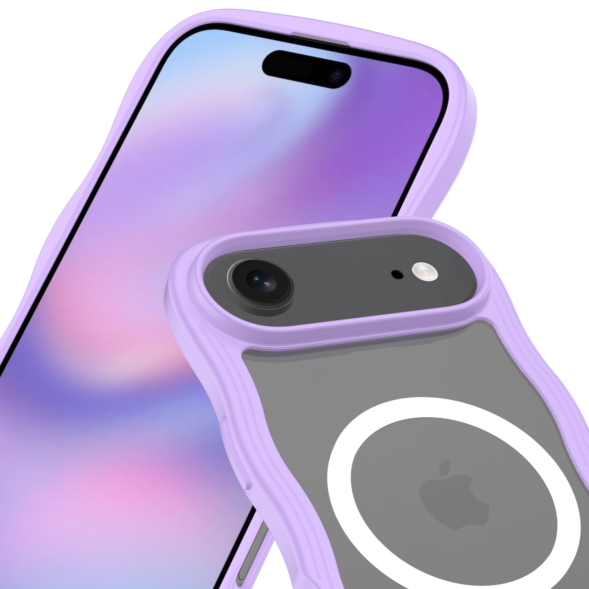 The Wave Mag Case iPhone Air Lilla