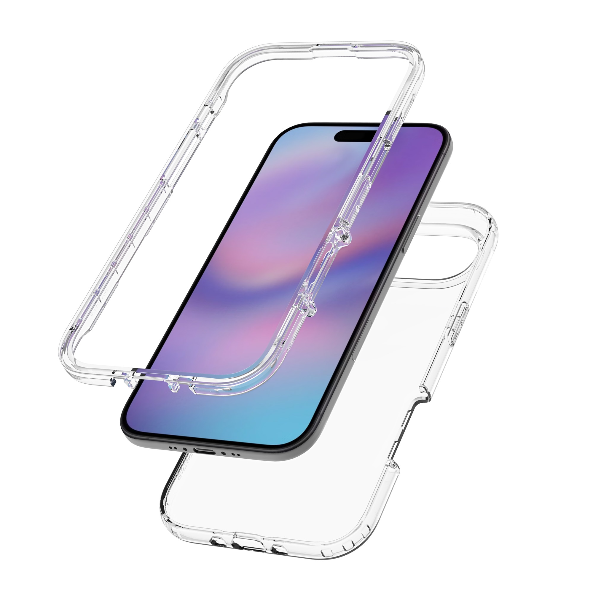 Full Cover Deksel iPhone 17 Air Gjennomsiktig