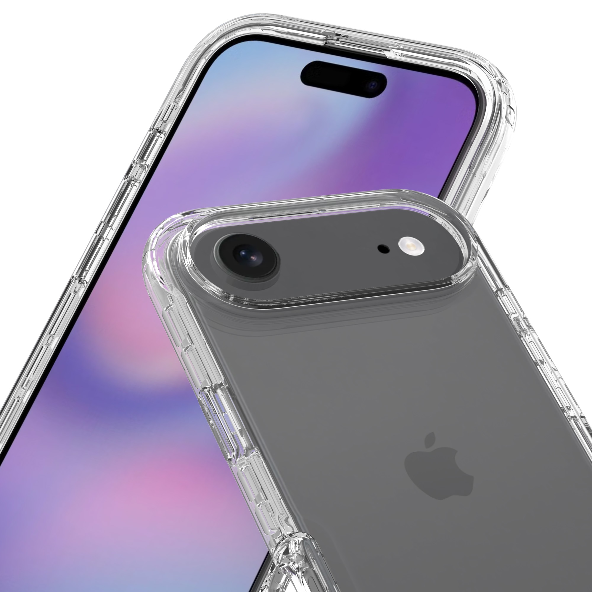 Full Cover Deksel iPhone 17 Air Gjennomsiktig