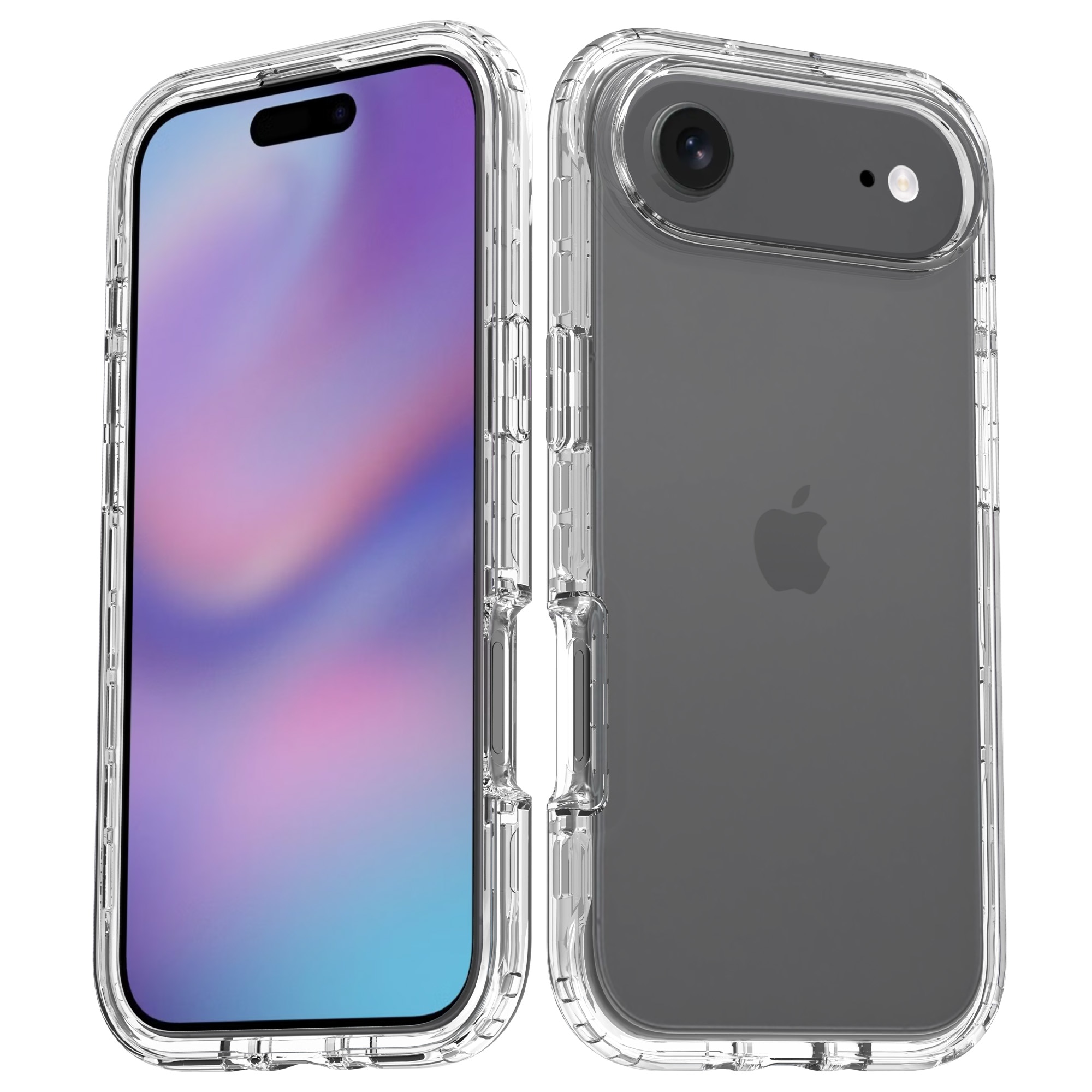 Full Cover Deksel iPhone 17 Air Gjennomsiktig