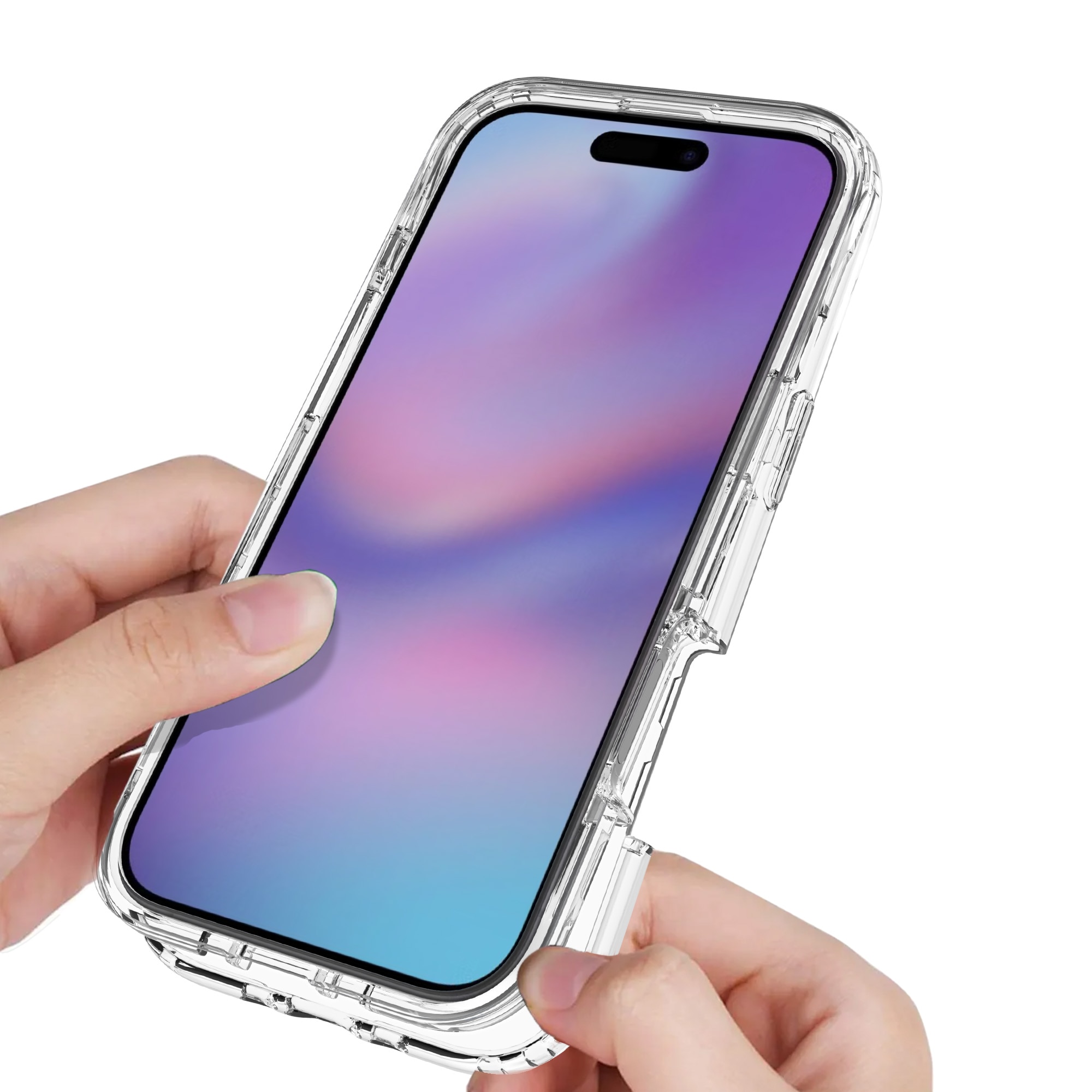 Full Cover Deksel iPhone 17 Air Gjennomsiktig
