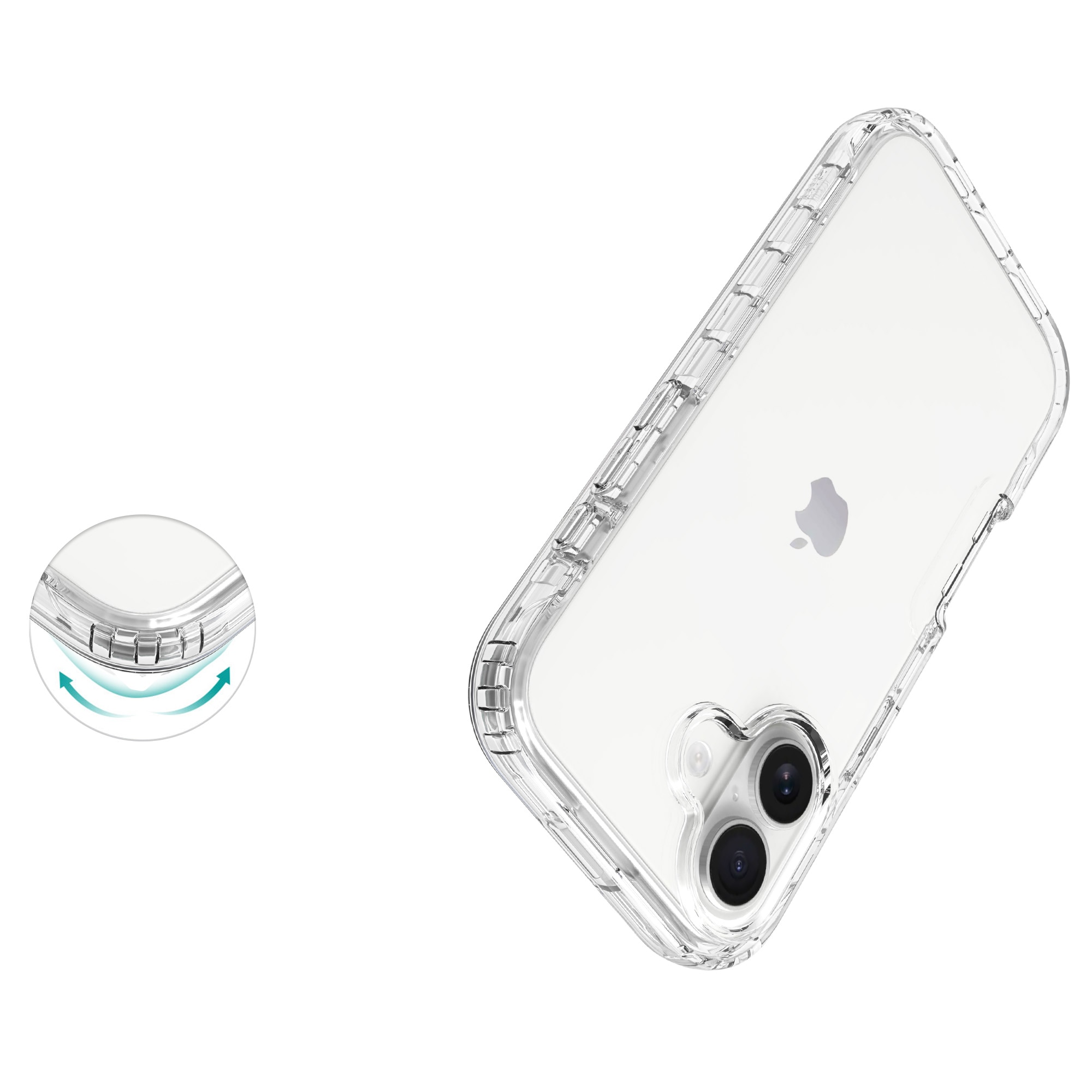 Full Cover Deksel iPhone 17 Gjennomsiktig