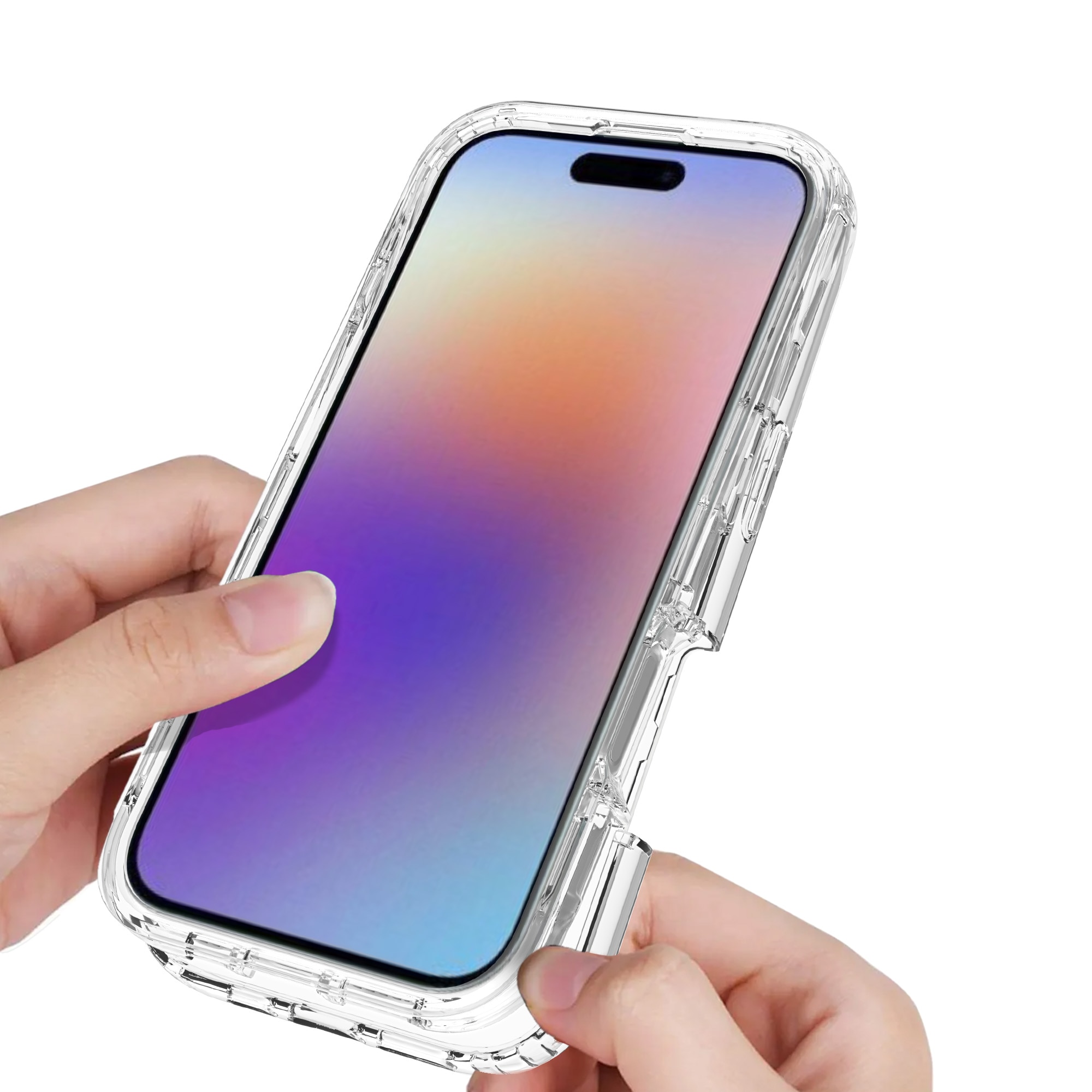 Full Cover Deksel iPhone 17 Gjennomsiktig