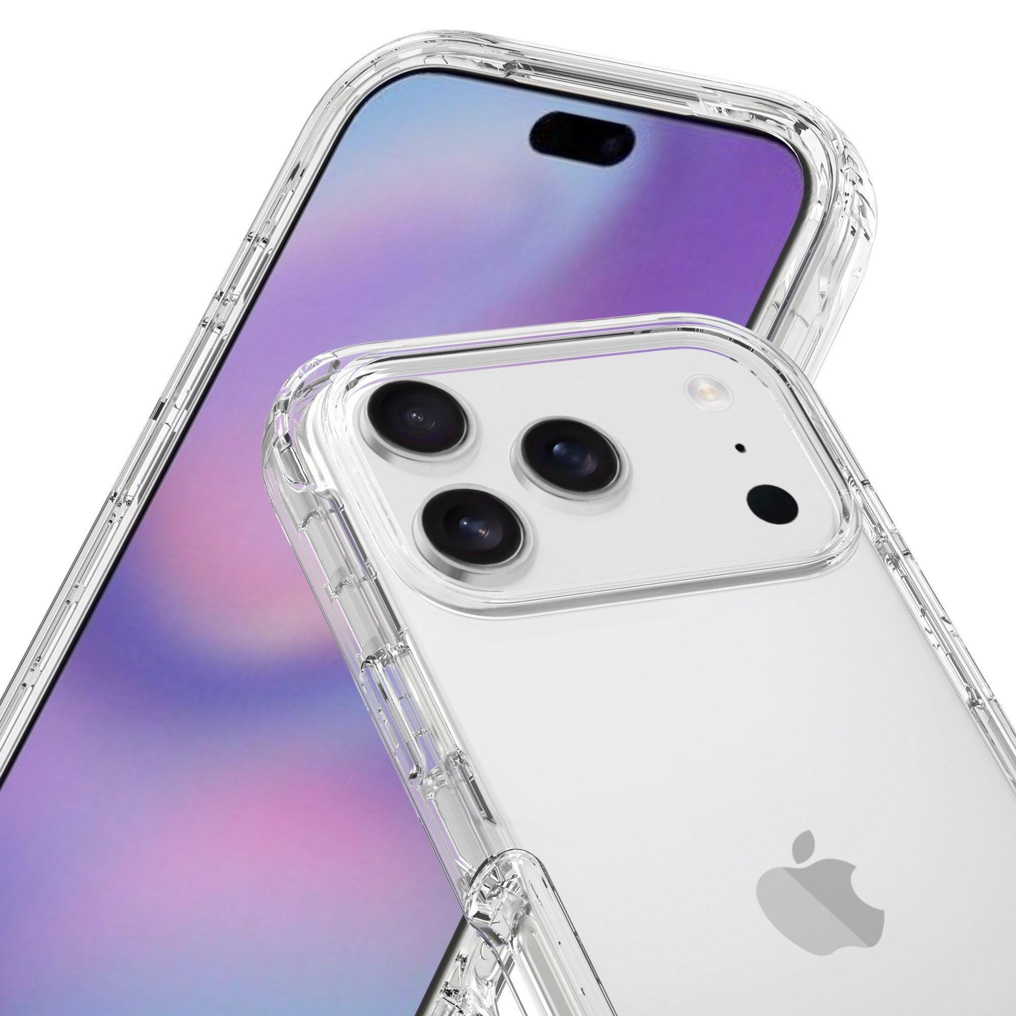 Full Cover Deksel iPhone 17 Pro Max Gjennomsiktig
