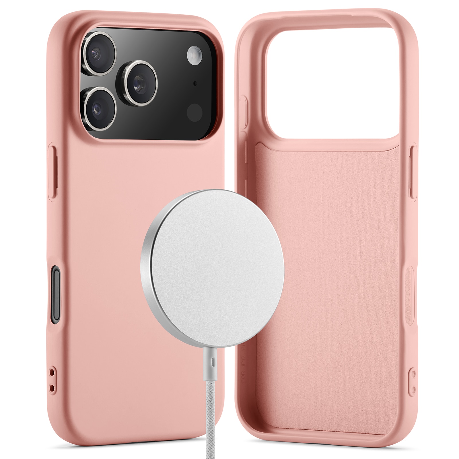 TPU Deksel MagSafe iPhone 17 Pro Max Rosa