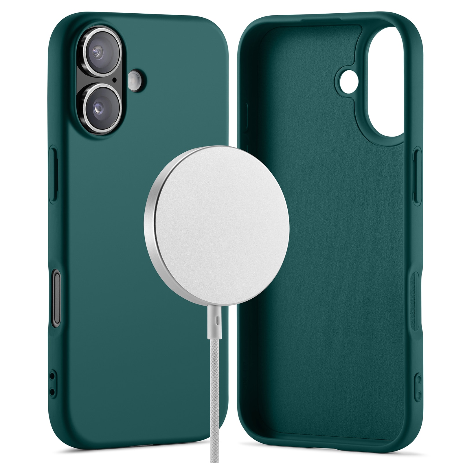 TPU Deksel MagSafe iPhone 17 Mørk grønn