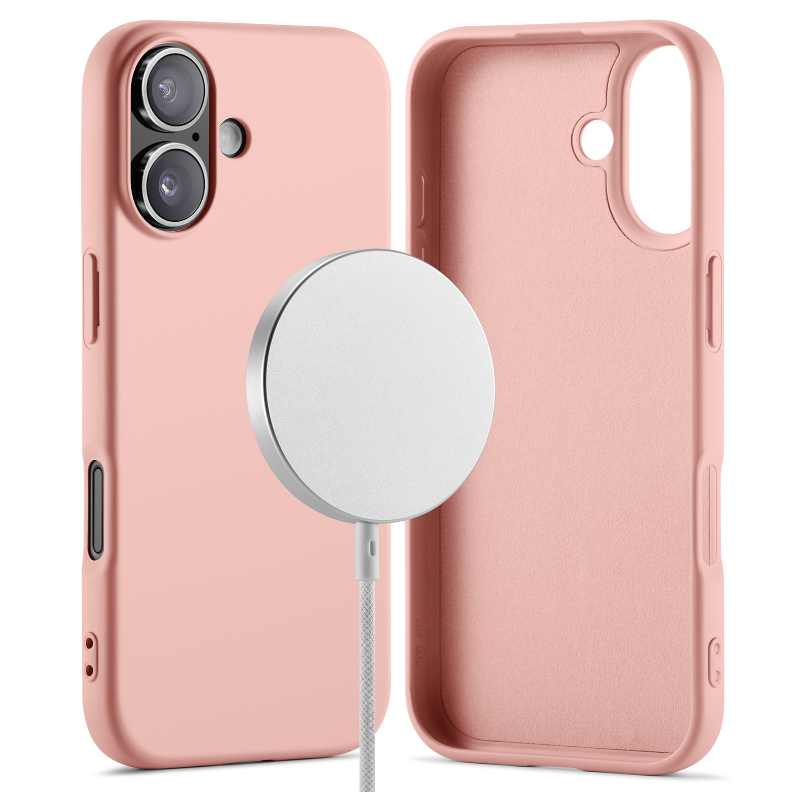 TPU Deksel MagSafe iPhone 17 Rosa