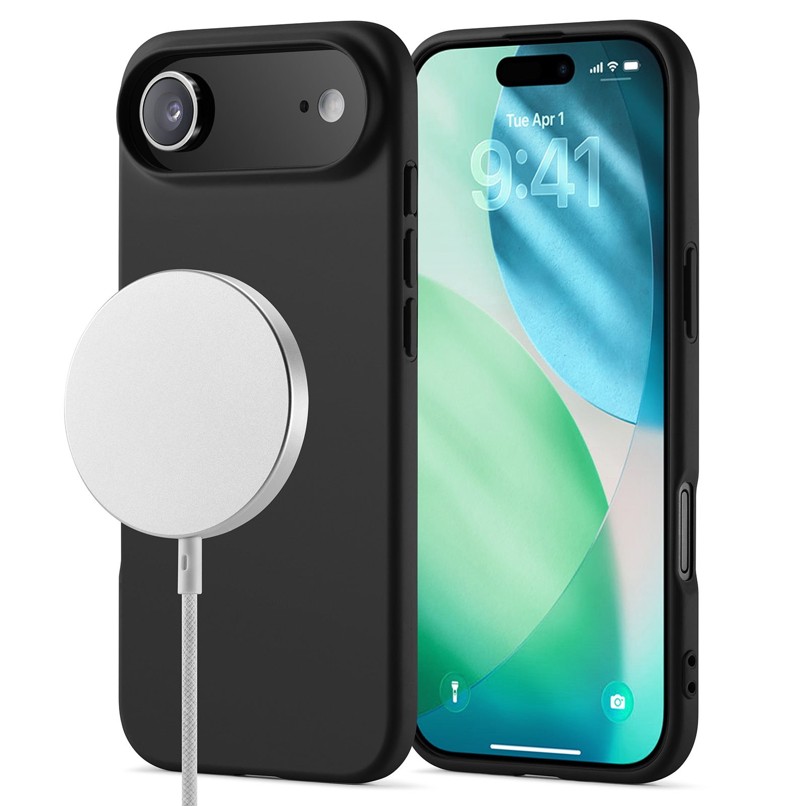 TPU Deksel MagSafe iPhone 17 Air Svart