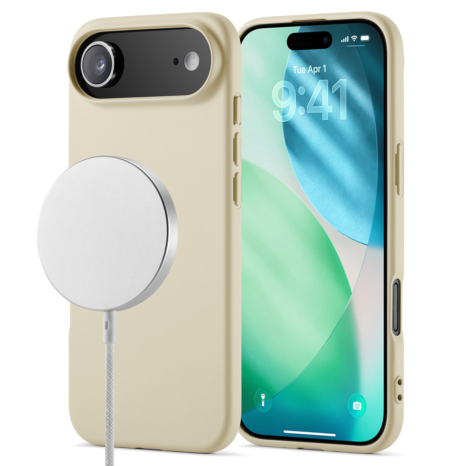 TPU Deksel MagSafe iPhone Air Beige