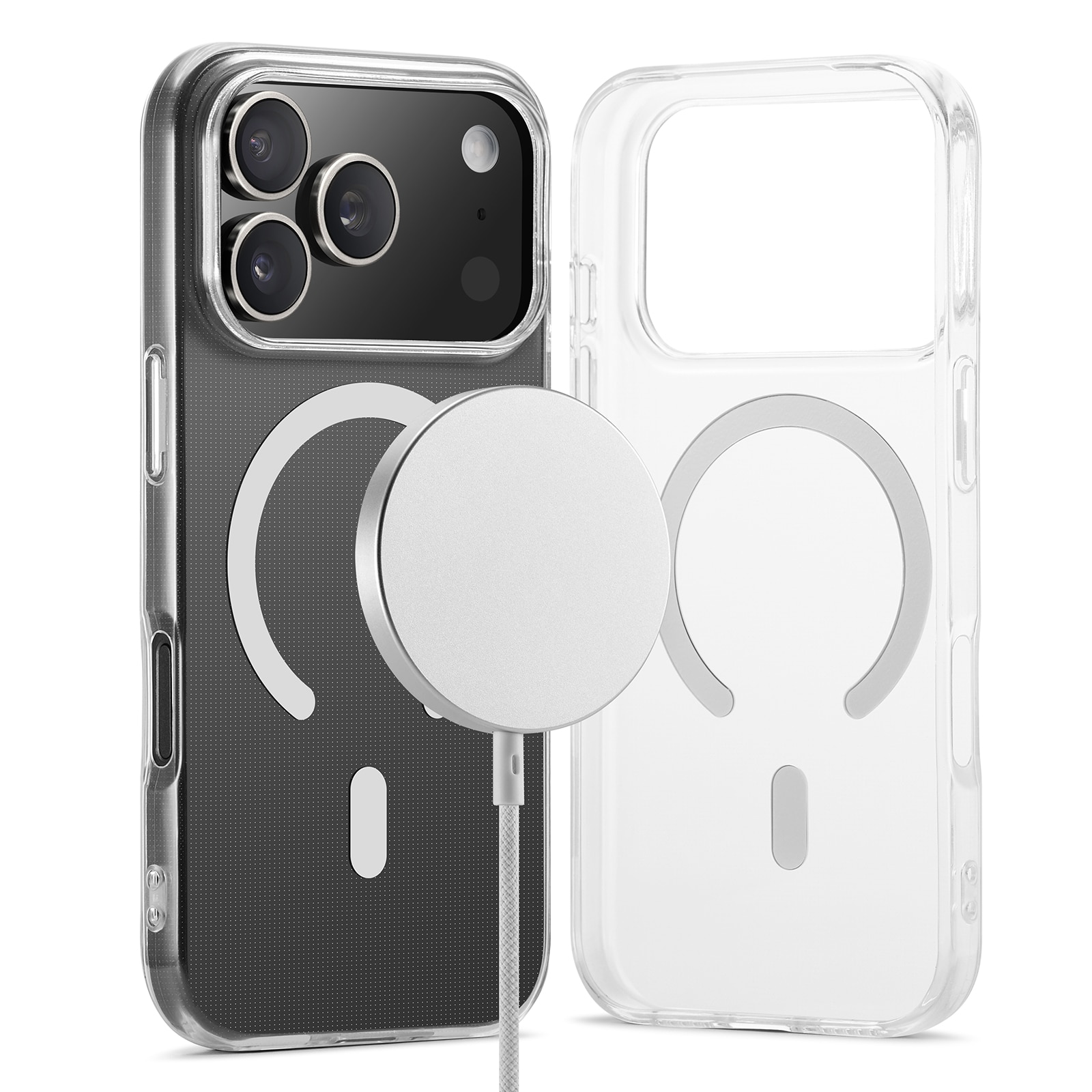 TPU Deksel MagSafe iPhone 17 Pro Gjennomsiktig