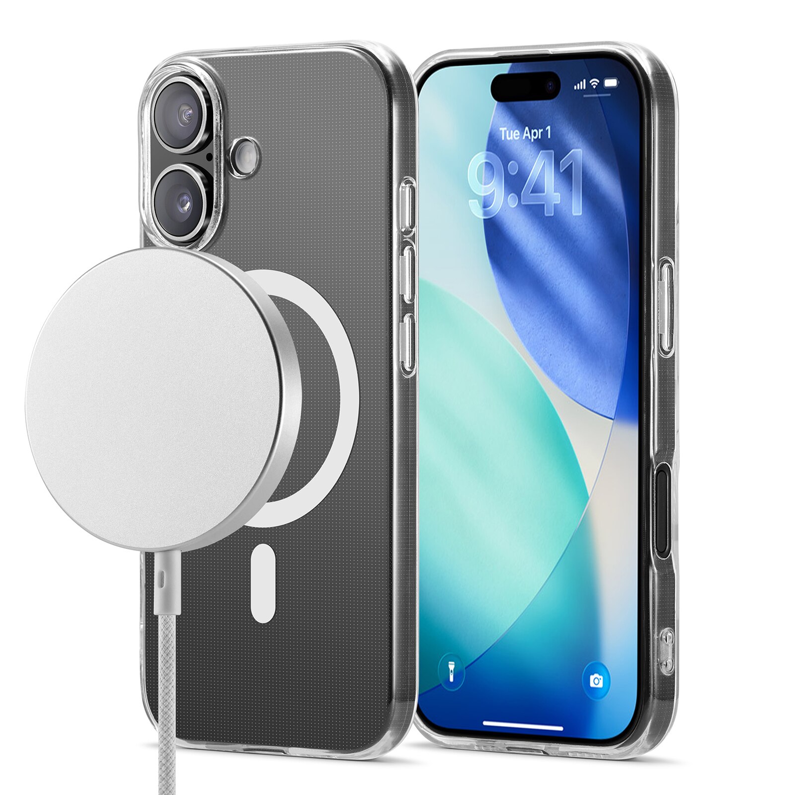 TPU Deksel MagSafe iPhone 17 Gjennomsiktig