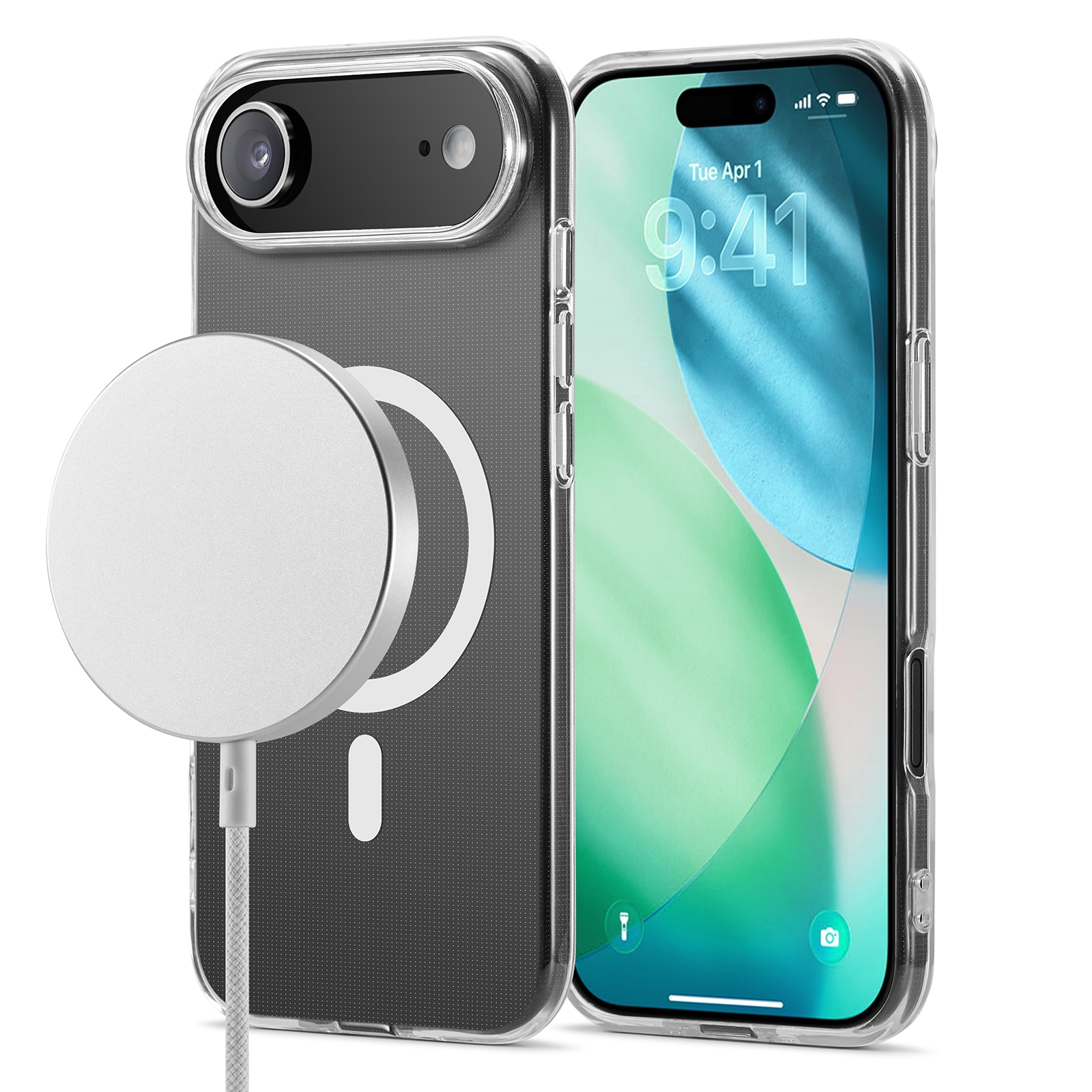 TPU Deksel MagSafe iPhone 17 Air Gjennomsiktig