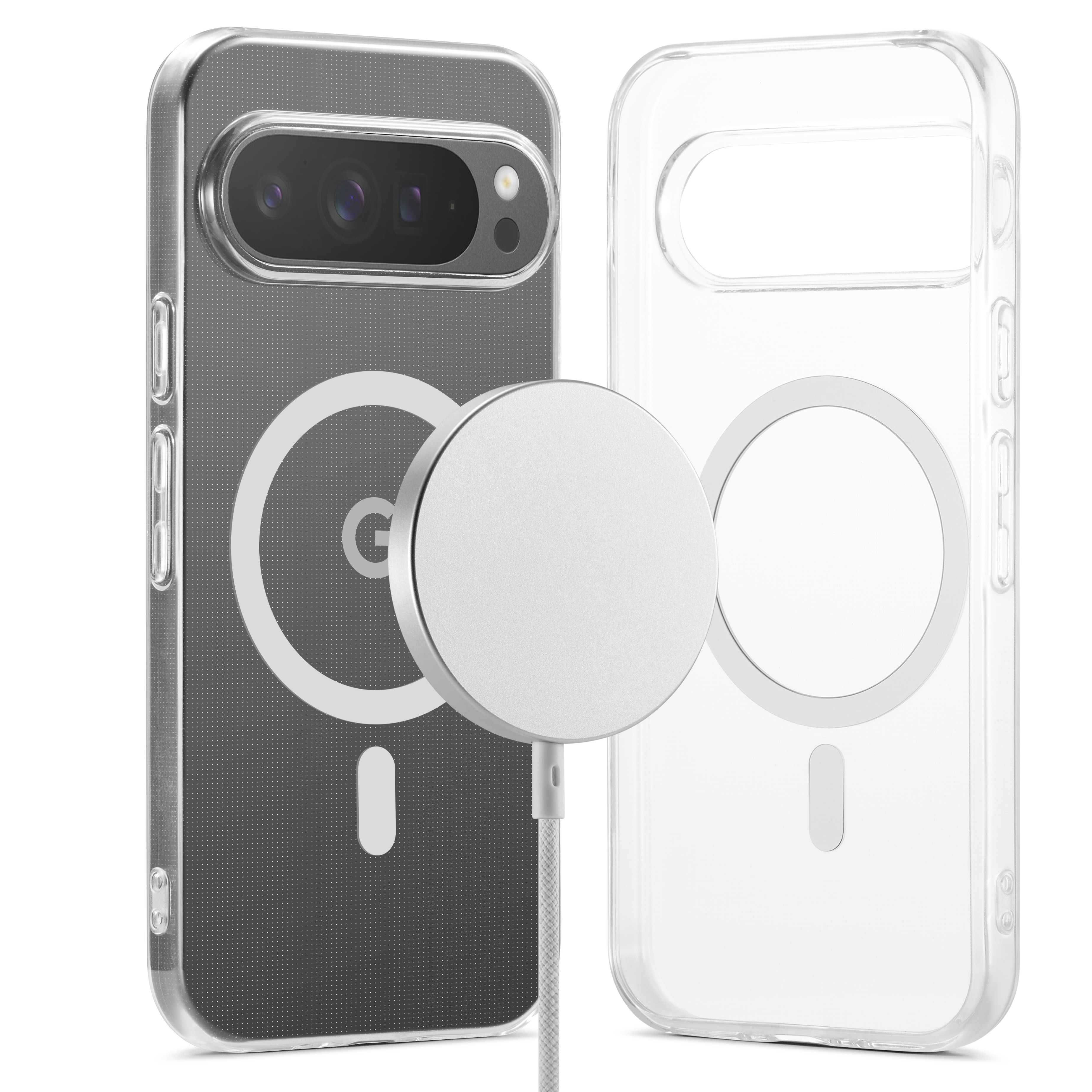 TPU Deksel MagSafe Google Pixel 10 Gjennomsiktig