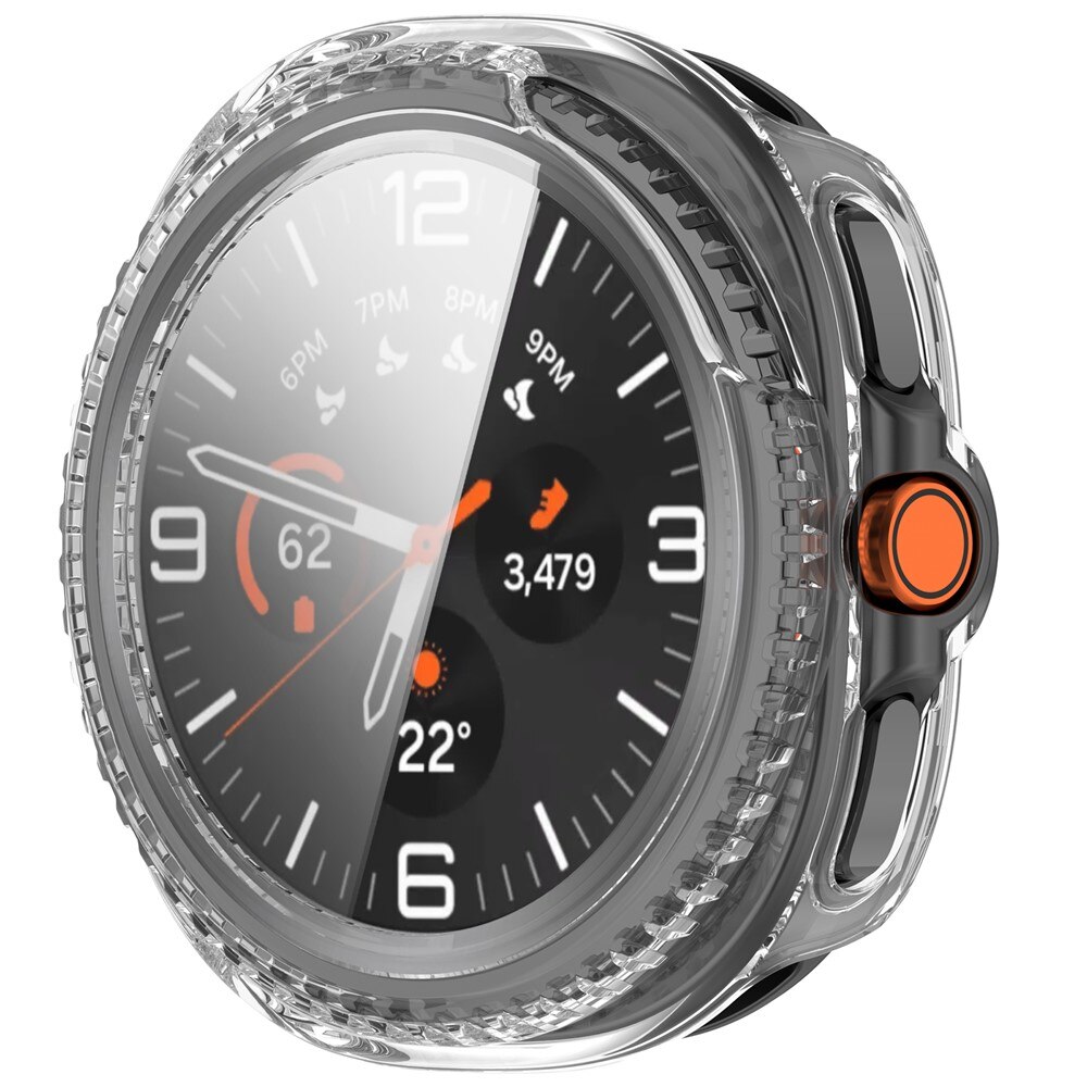 Full Cover Case Samsung Galaxy Watch 8 Classic Gjennomsiktig