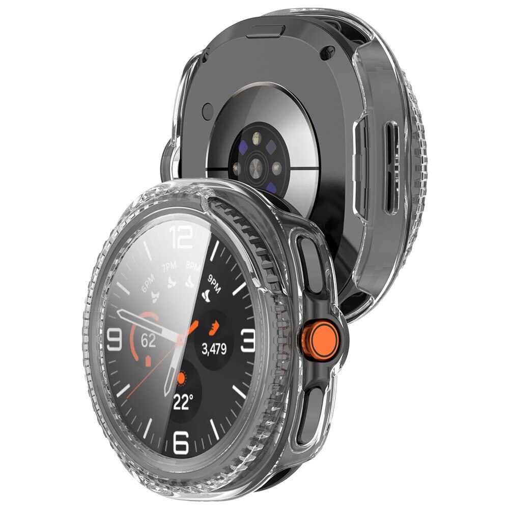 Full Cover Case Samsung Galaxy Watch 8 Classic Gjennomsiktig