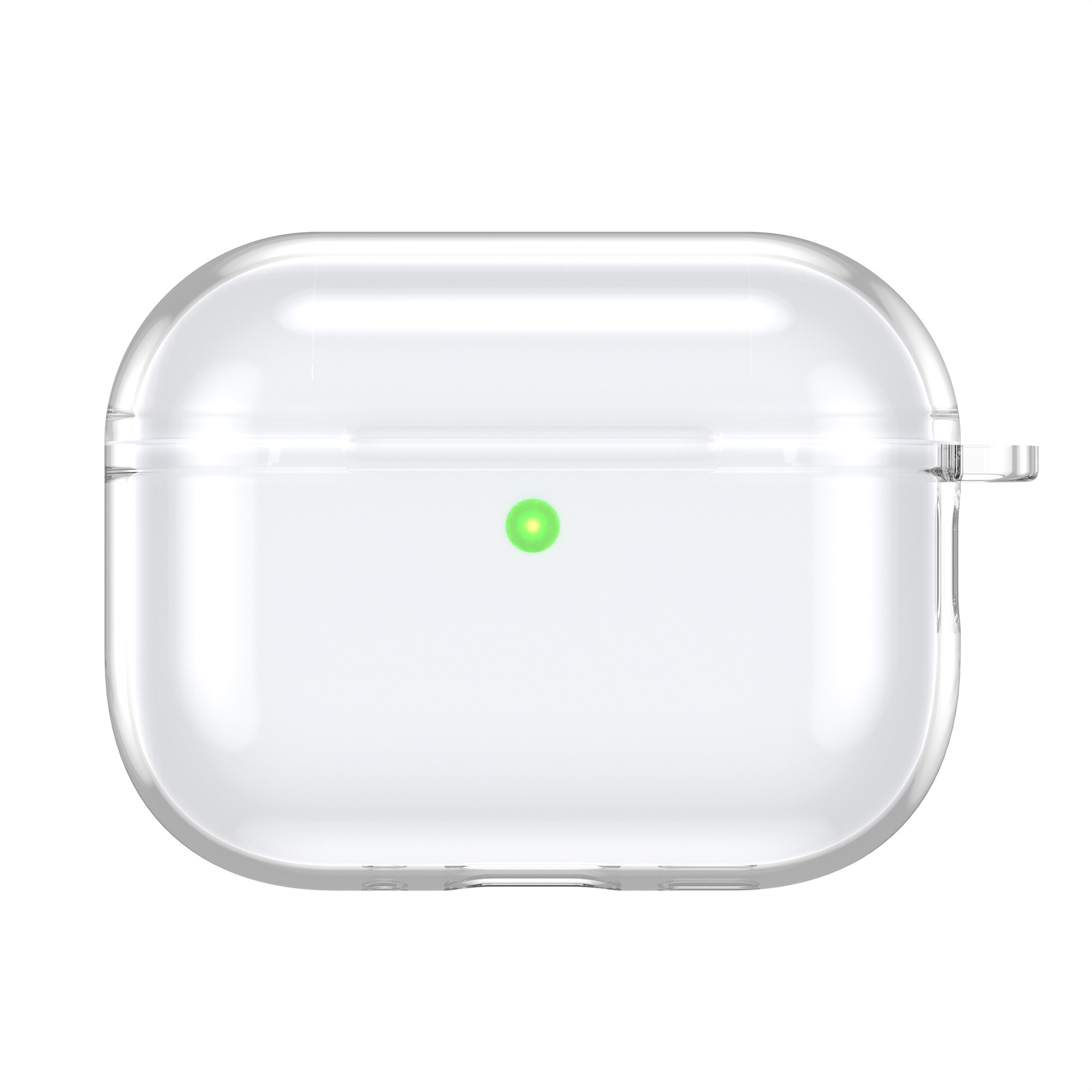 Deksel TPU med karabinkrok Apple AirPods Pro 3 gjennomsiktig
