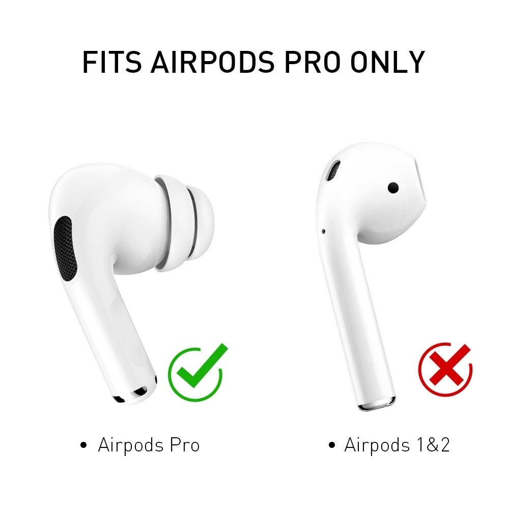 Soft Ear Tips (2-pack) AirPods Pro hvit (Large)