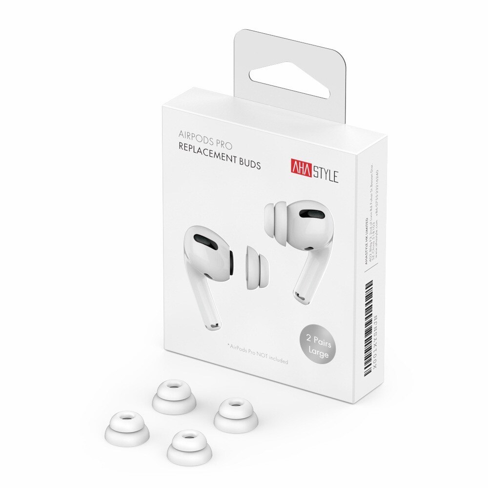 Soft Ear Tips (2-pack) AirPods Pro hvit (Medium)